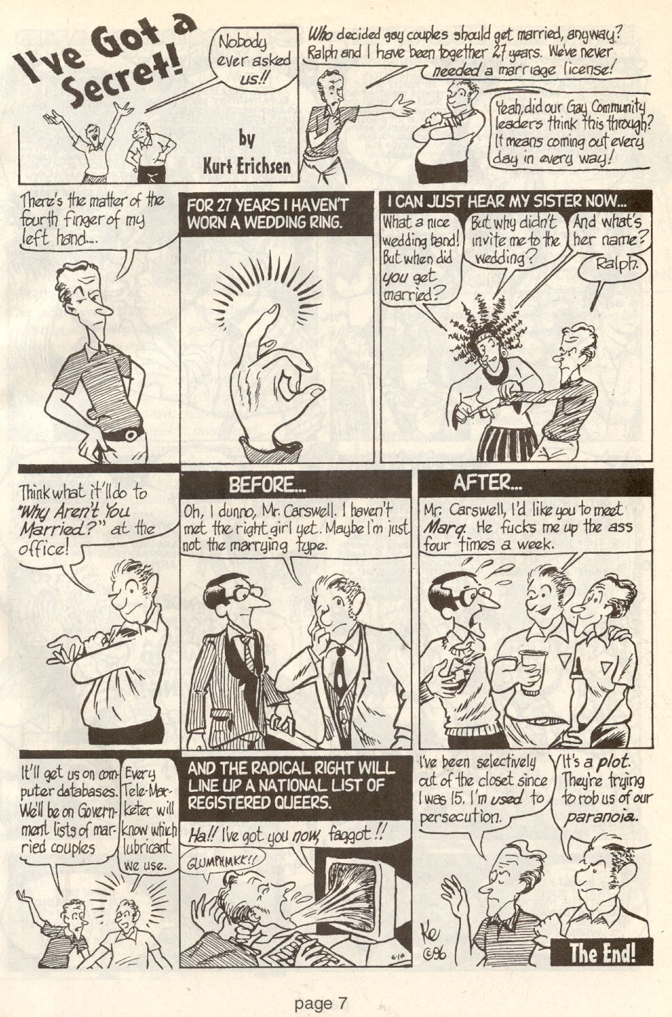 Read online Gay Comix (Gay Comics) comic -  Issue #25 - 8