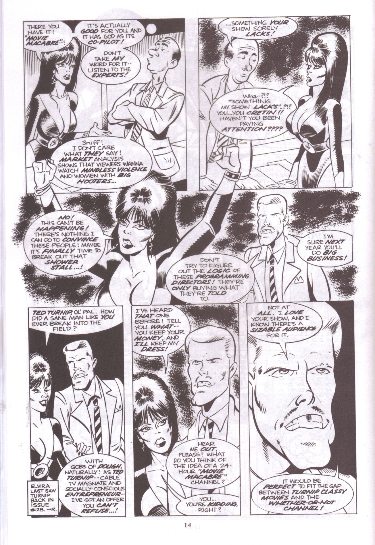 Read online Elvira, Mistress of the Dark comic -  Issue #40 - 16