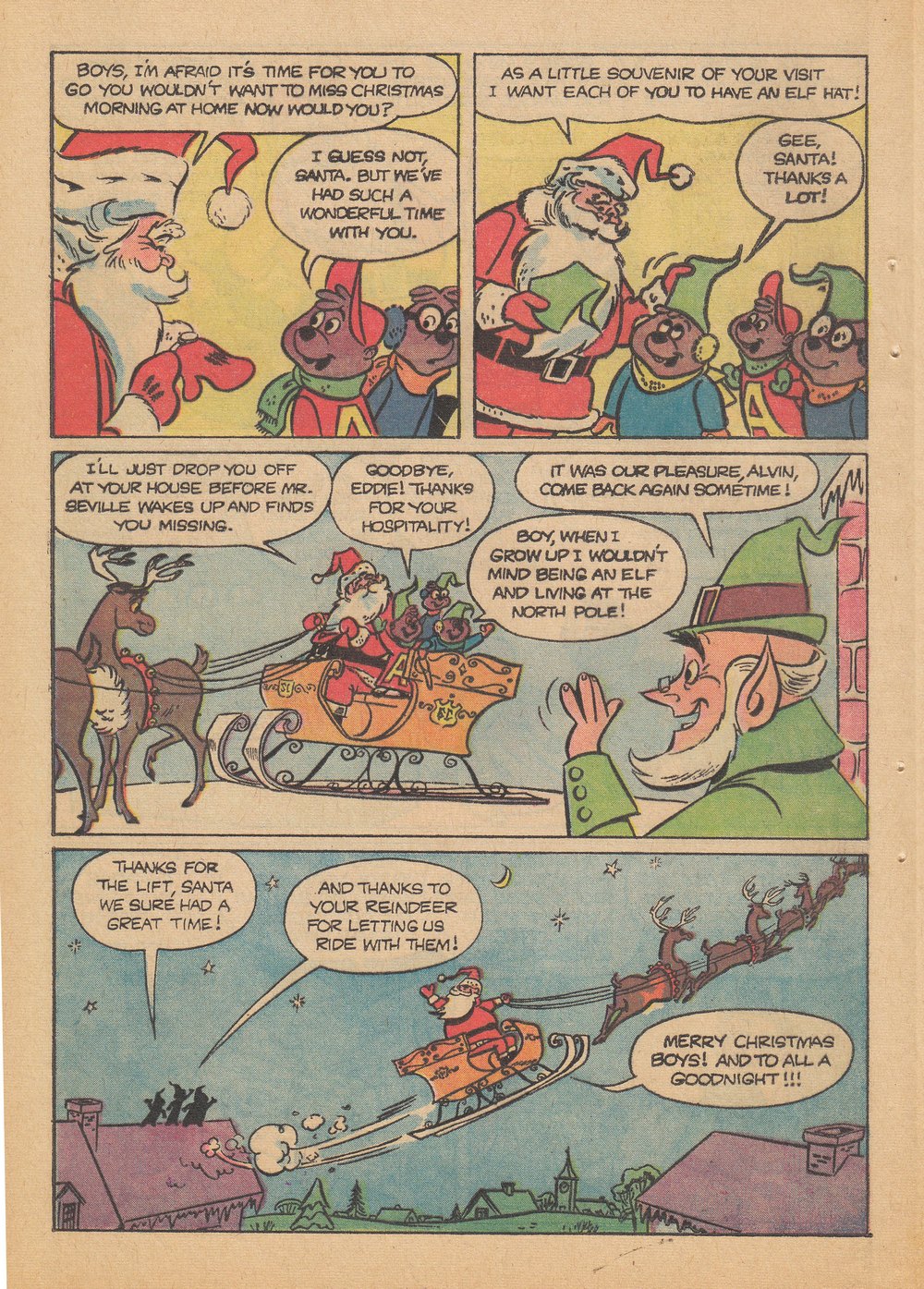 Read online Alvin and His Pals in Merry Christmas with Clyde Crashcup and Leonardo comic -  Issue # Full - 54