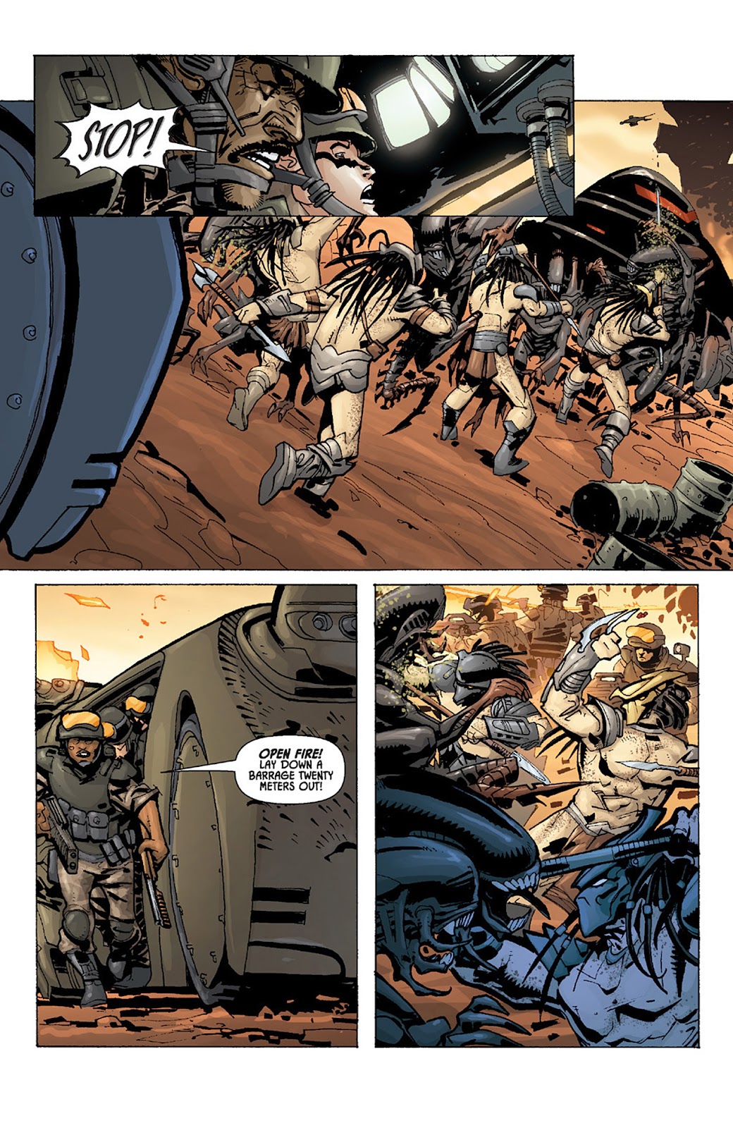 Aliens vs. Predator: Three World War #4 - Read Aliens vs. Predator: Three  World War Issue #4 Page 9