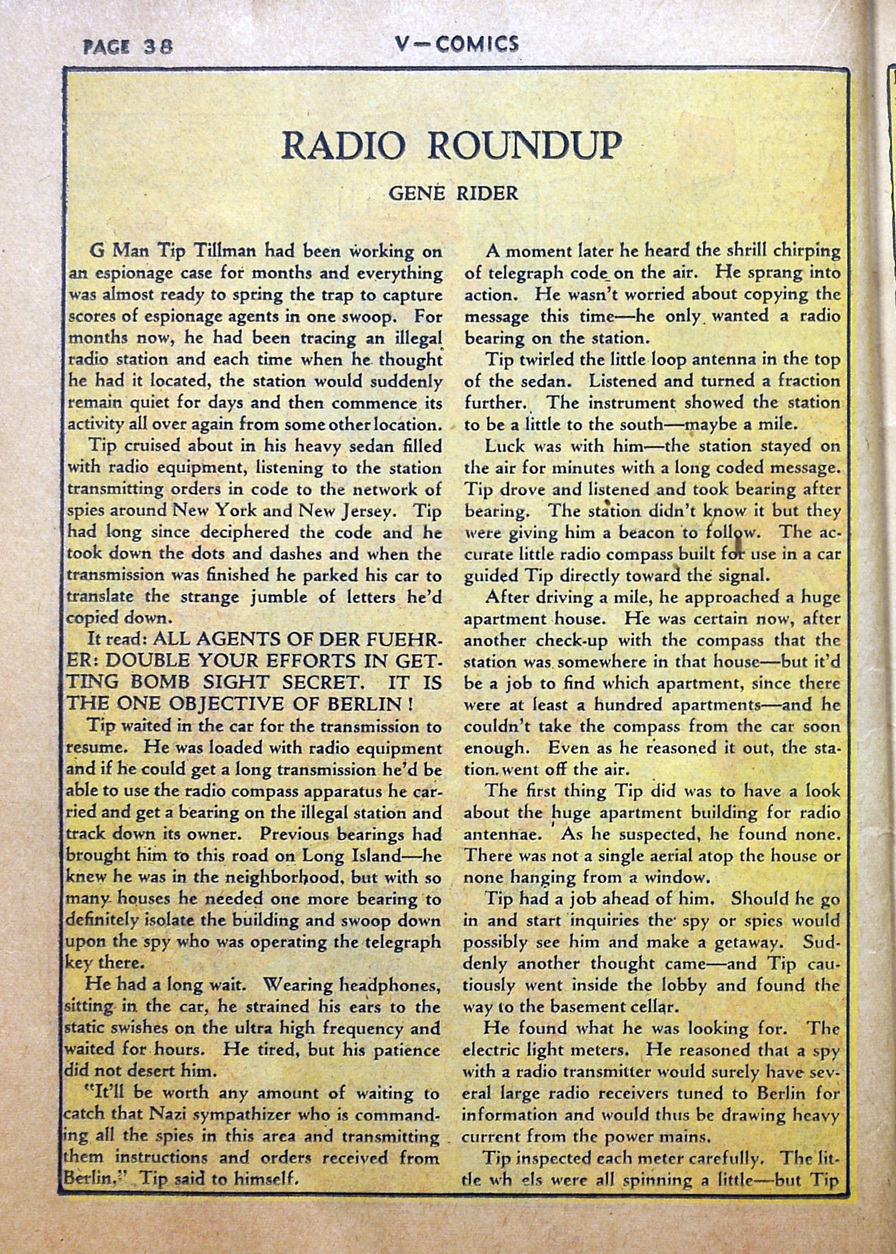 Read online V...- Comics comic -  Issue #2 - 39