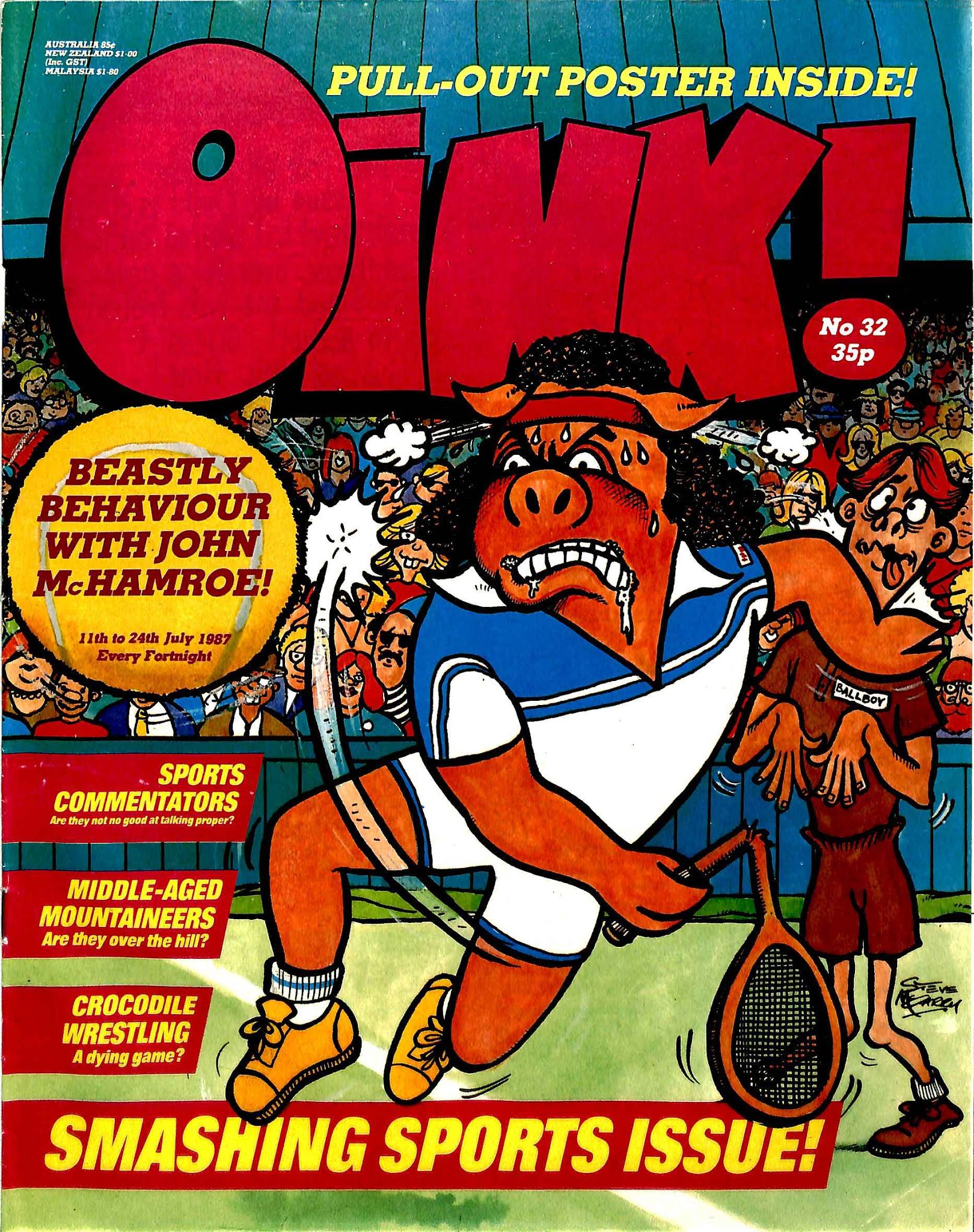 Read online Oink! comic -  Issue #32 - 1