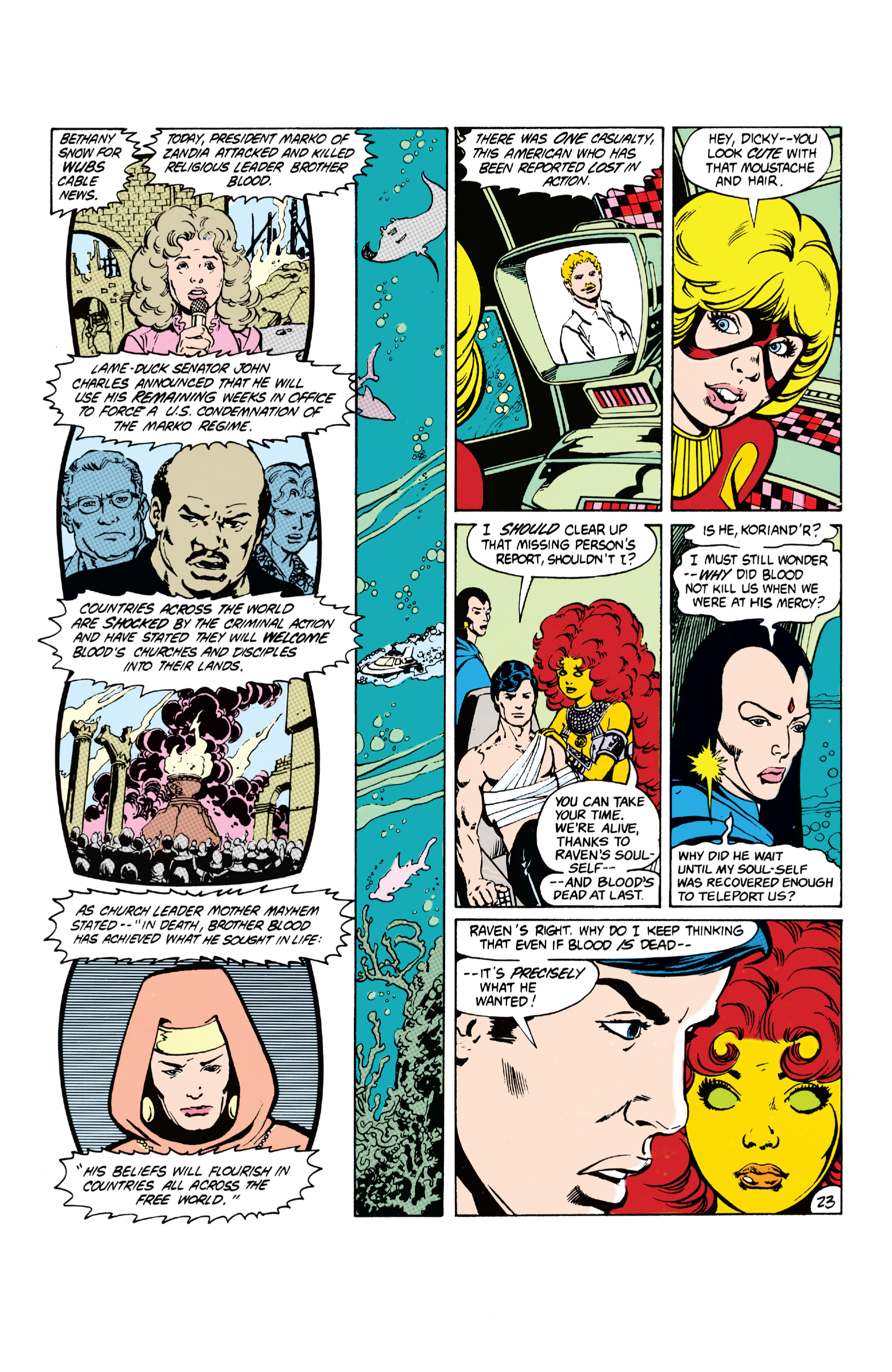 Read online Tales of the Teen Titans comic -  Issue #41 - 24