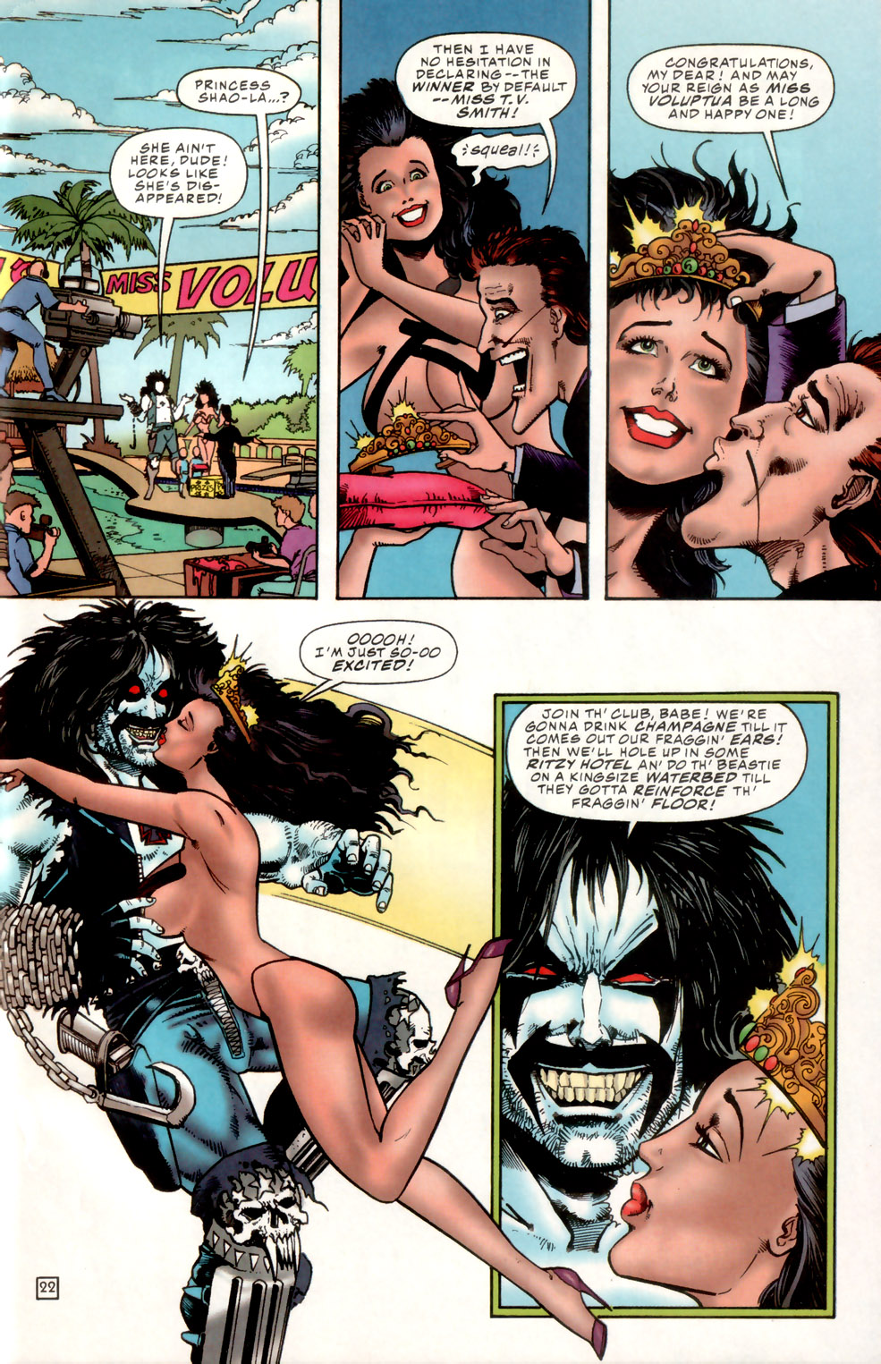 Read online Lobo's Big Babe Spring Break Special comic -  Issue # Full - 22