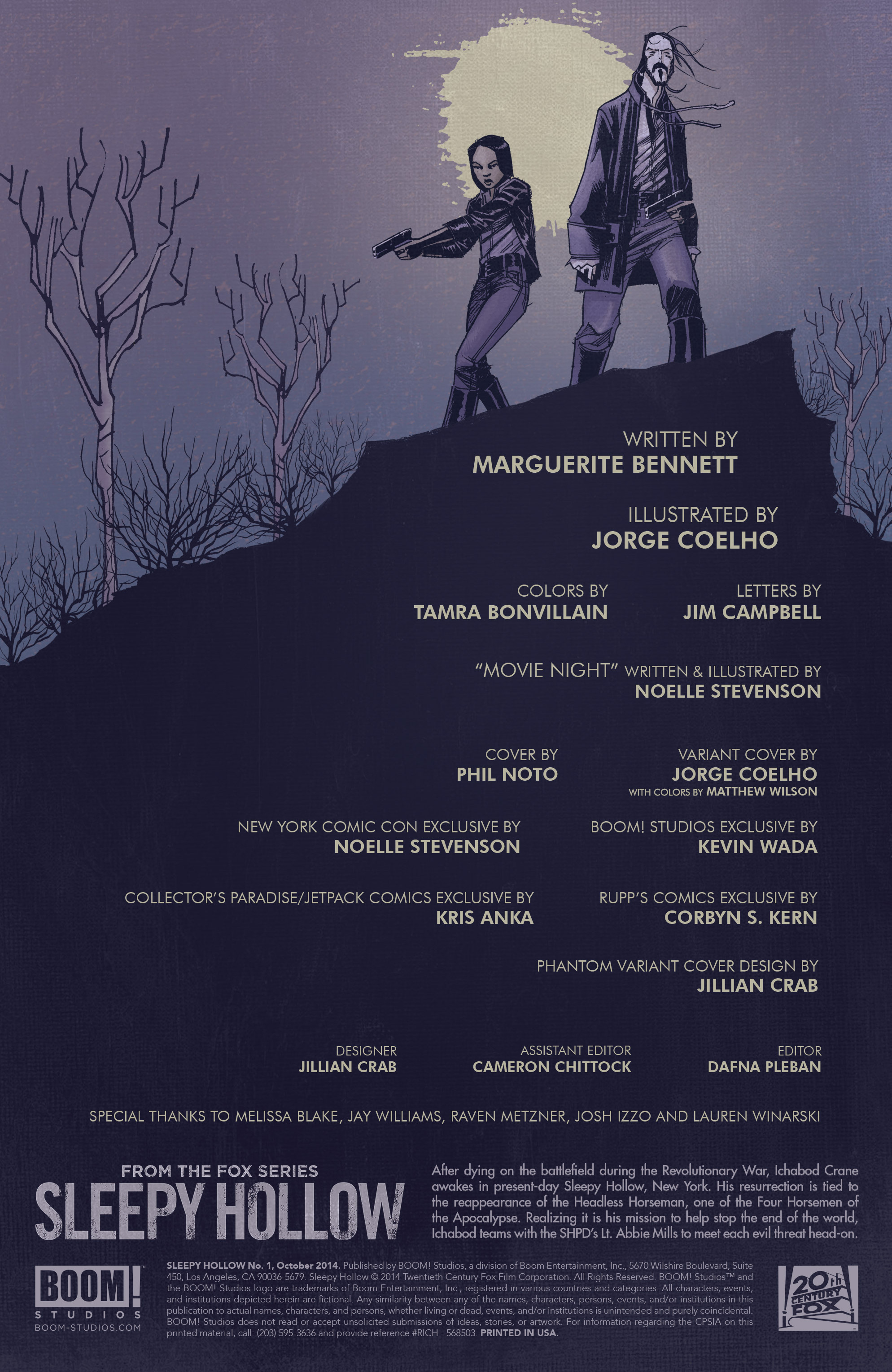 Read online Sleepy Hollow (2014) comic -  Issue #1 - 2