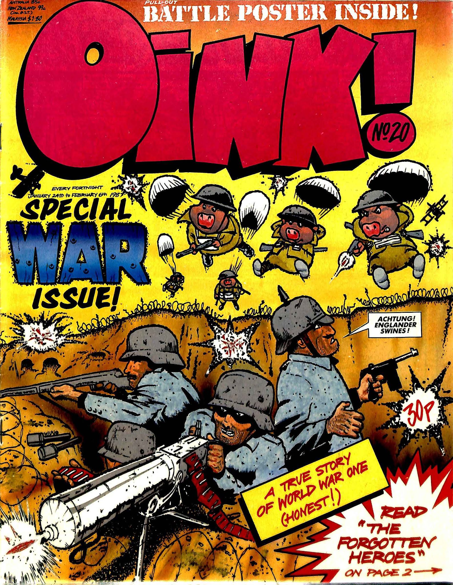 Read online Oink! comic -  Issue #20 - 1