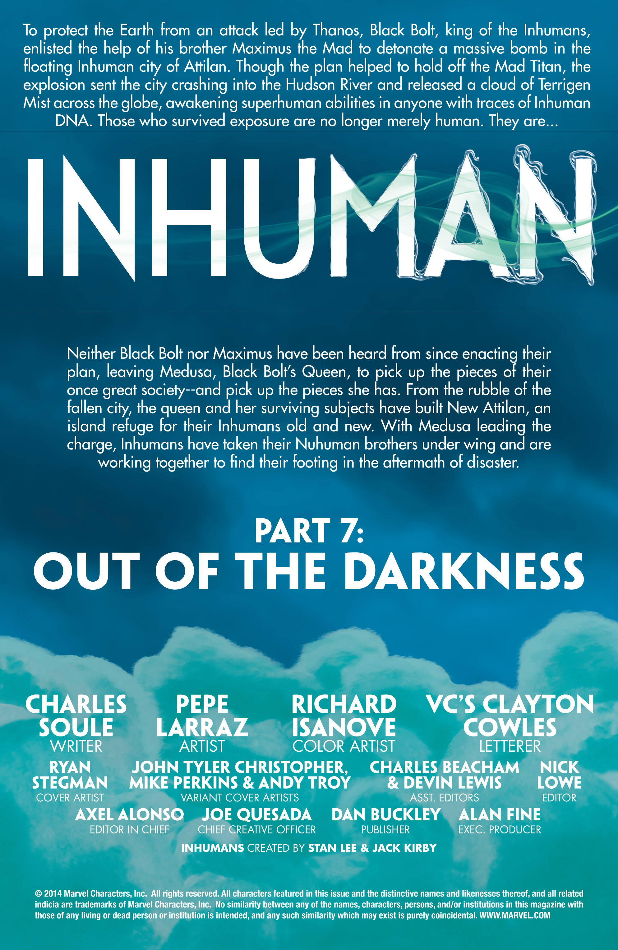 Read online Inhuman (2014) comic -  Issue #7 - 2