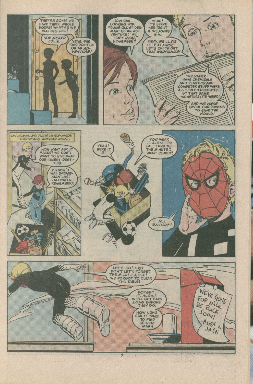 Read online Power Pack (1984) comic -  Issue #6 - 9