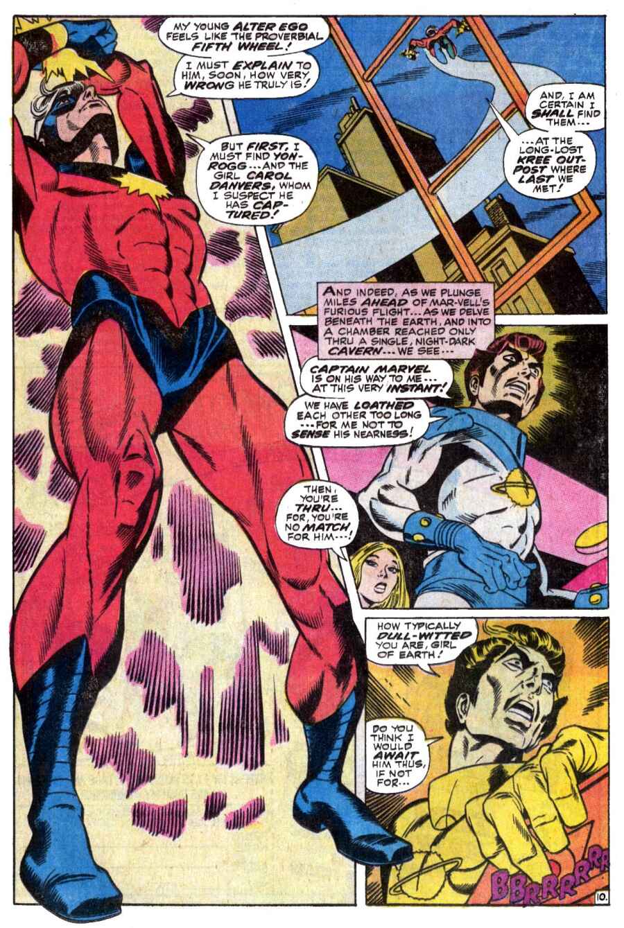 Read online Captain Marvel (1968) comic -  Issue #18 - 11