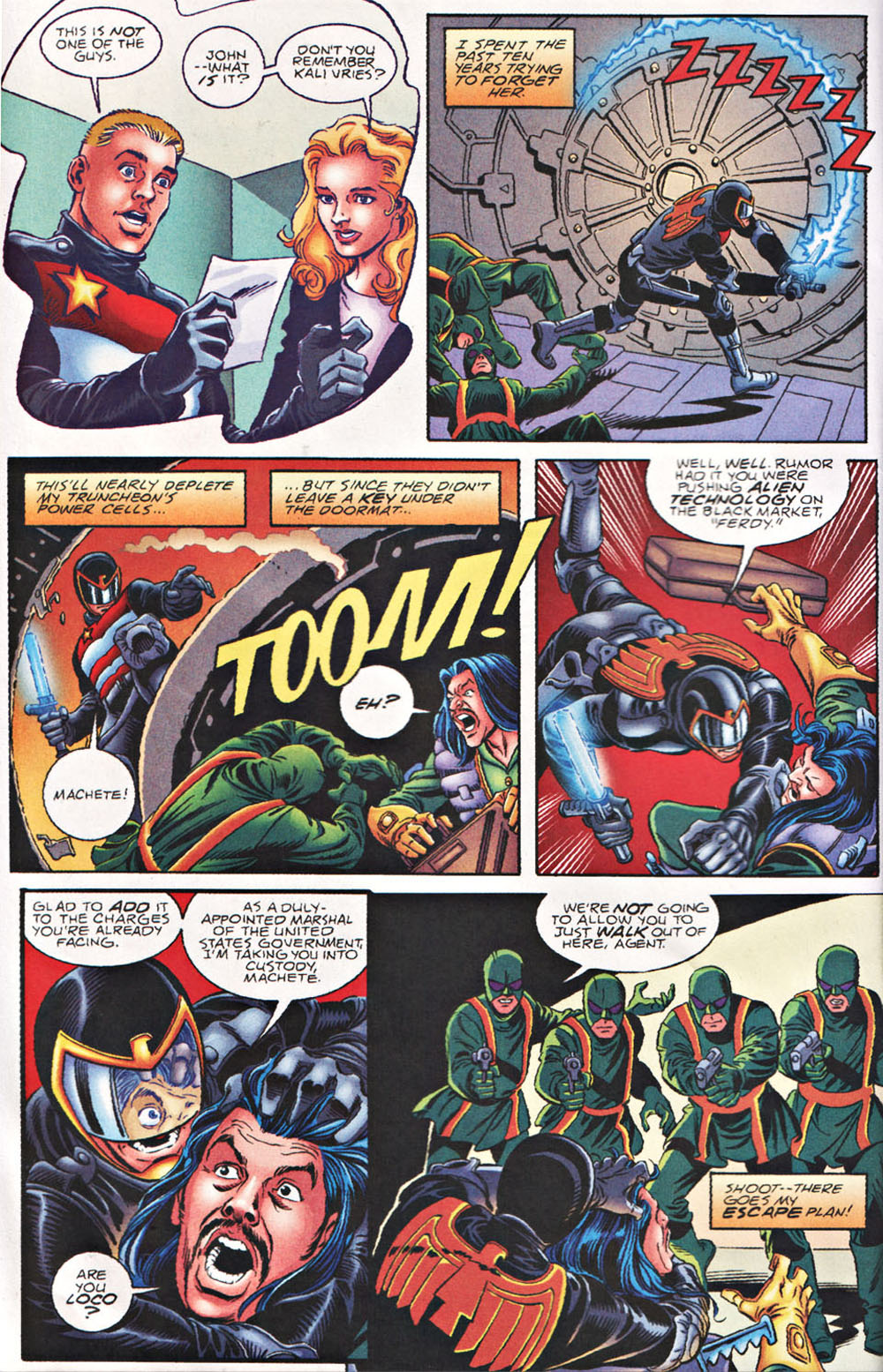 Read online USAgent comic -  Issue #1 - 7