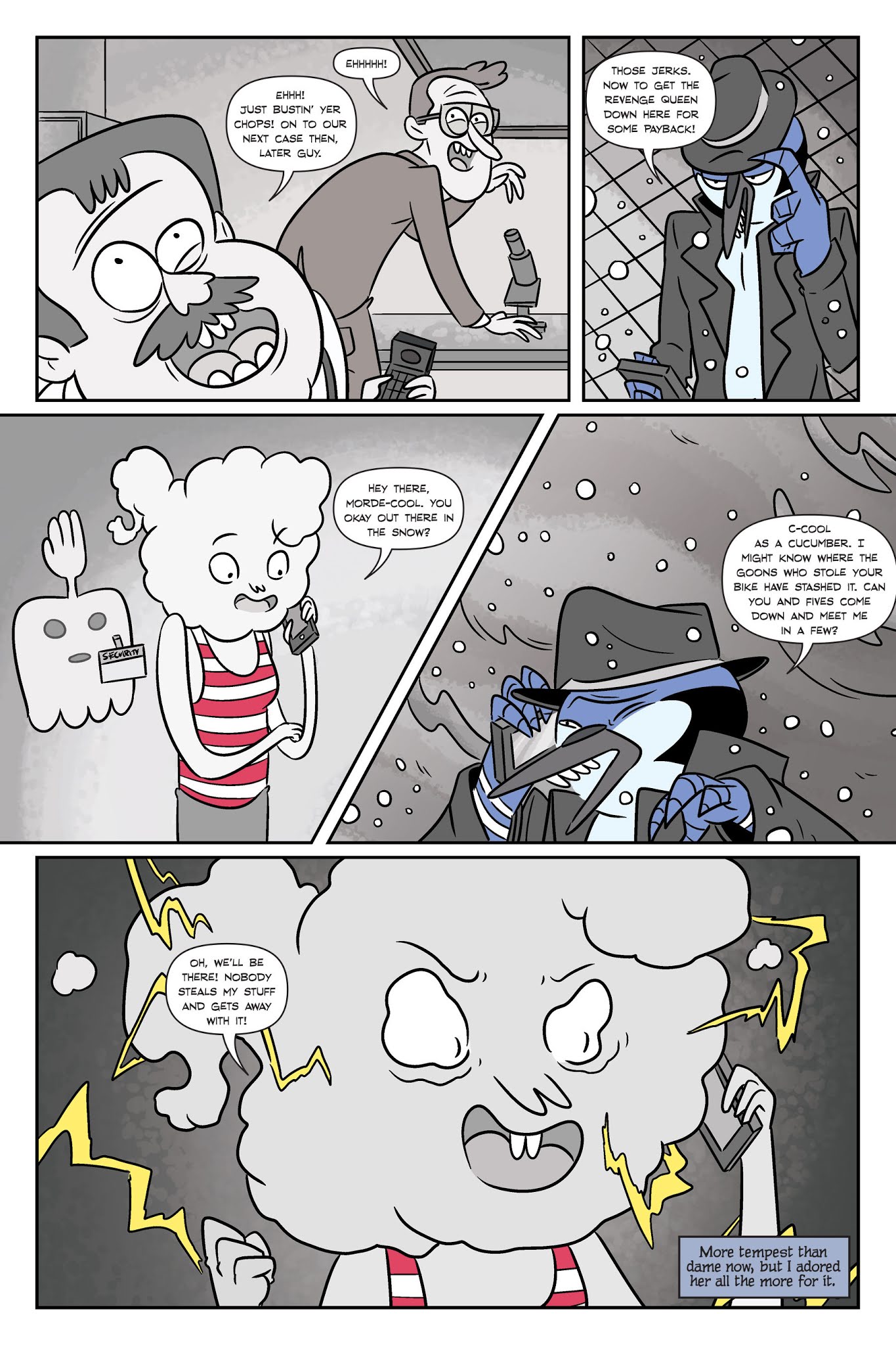 Read online Regular Show: Noir Means Noir, Buddy comic -  Issue # TPB (Part 1) - 46
