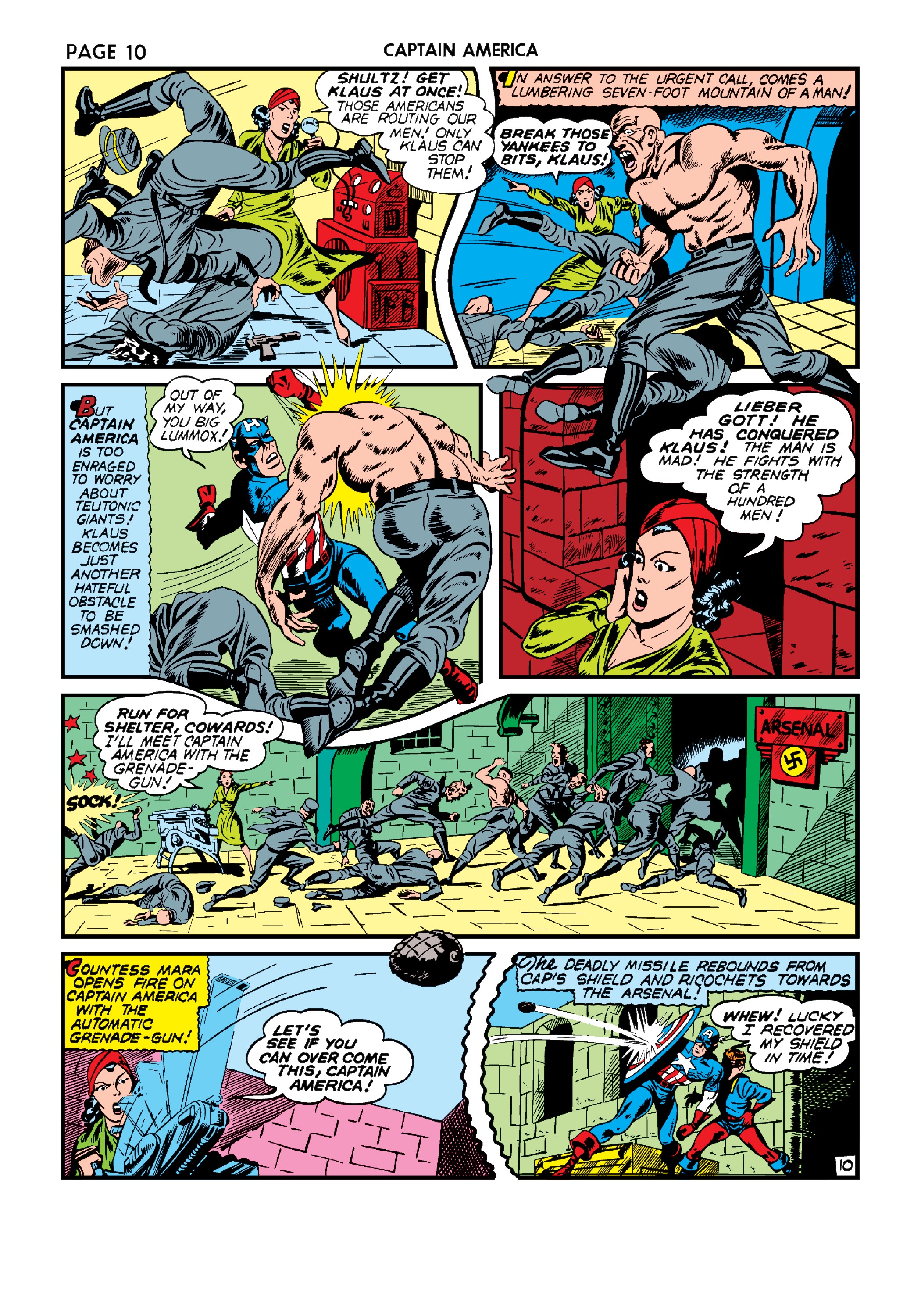 Read online Marvel Masterworks: Golden Age Captain America comic -  Issue # TPB 3 (Part 1) - 86