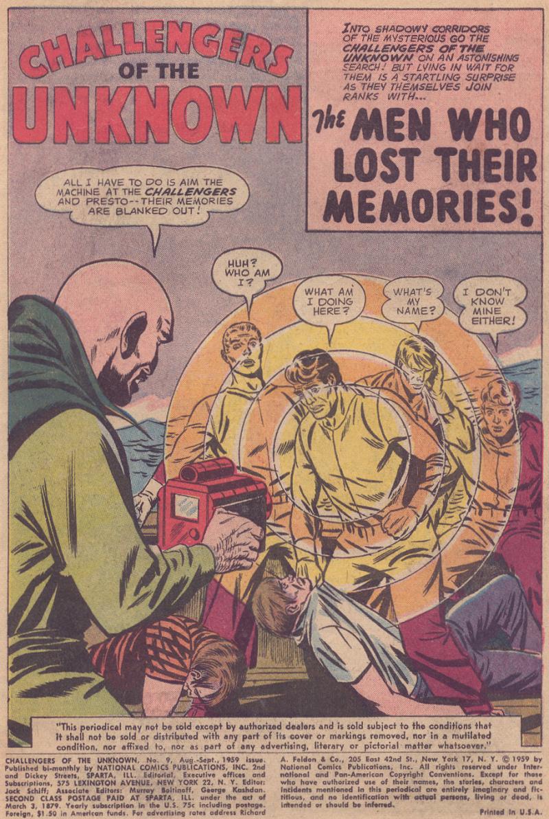 Challengers of the Unknown (1958) Issue #9 #9 - English 3