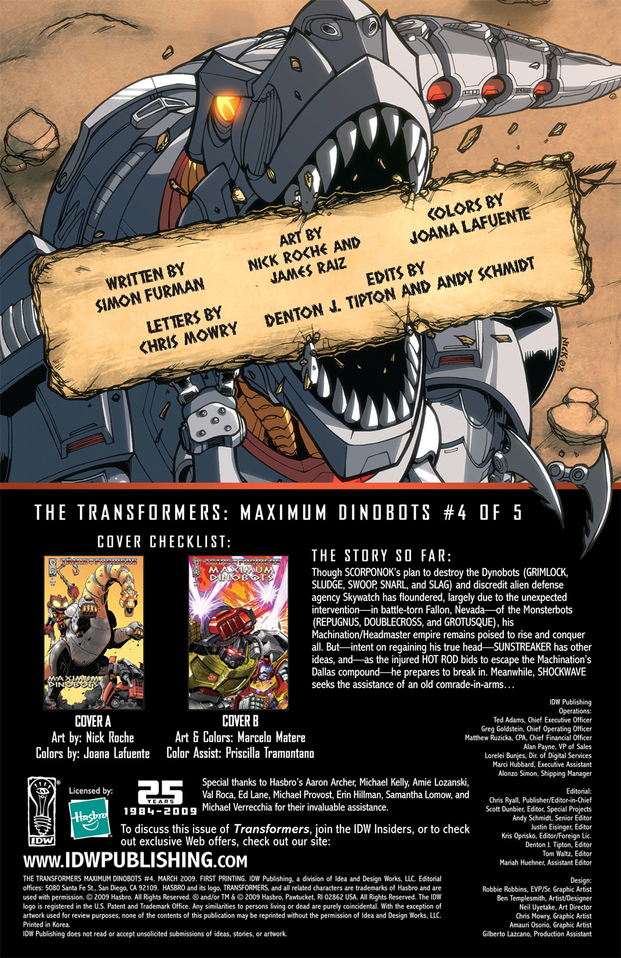 Read online The Transformers: Maximum Dinobots comic -  Issue #4 - 3