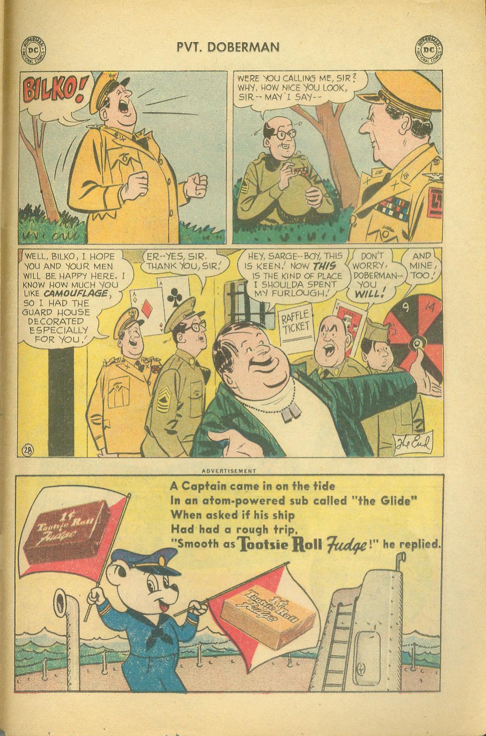 Read online Sgt. Bilko's Pvt. Doberman comic -  Issue #5 - 31