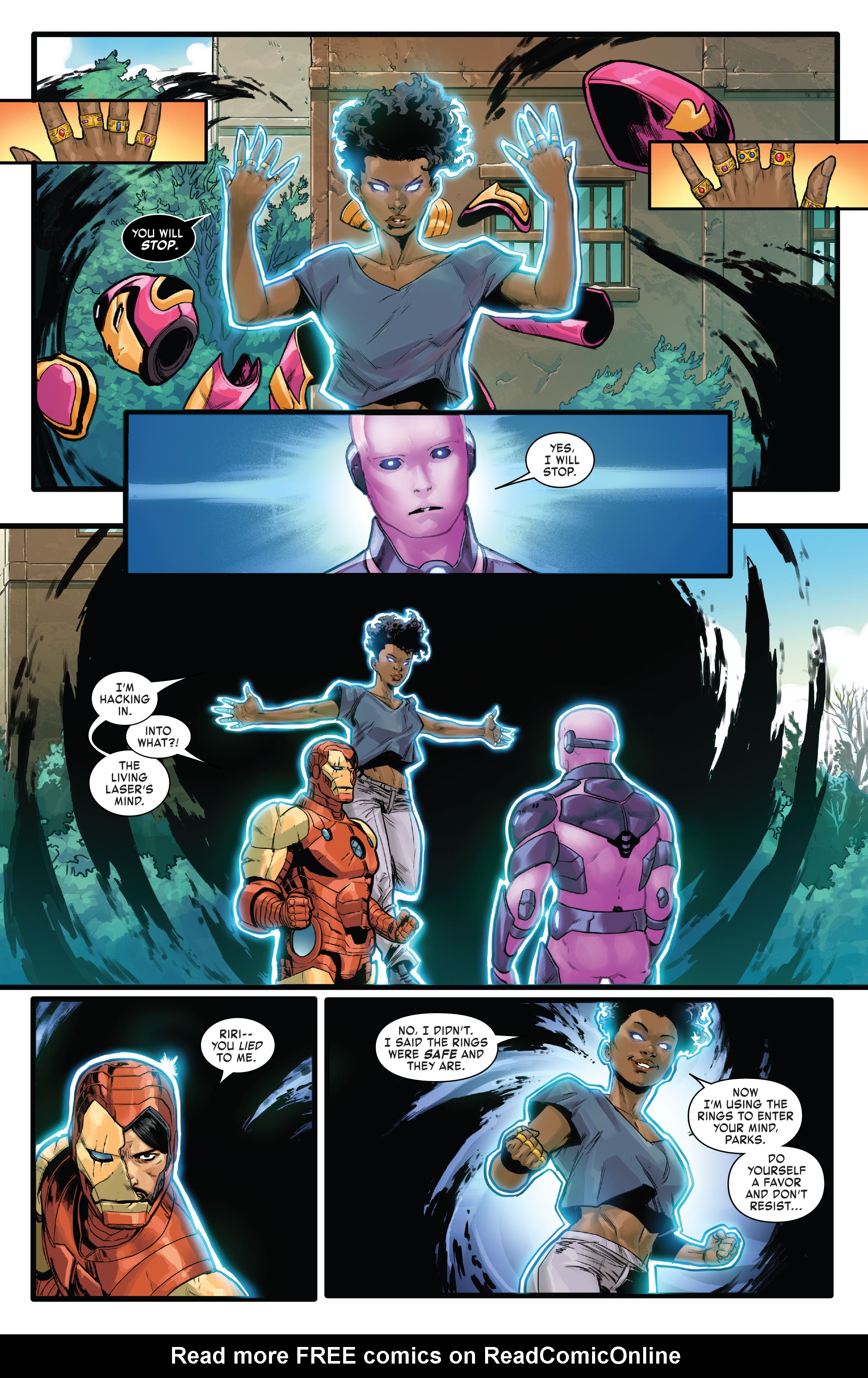Read online The Invincible Iron Man (2022) comic -  Issue #2 - 16