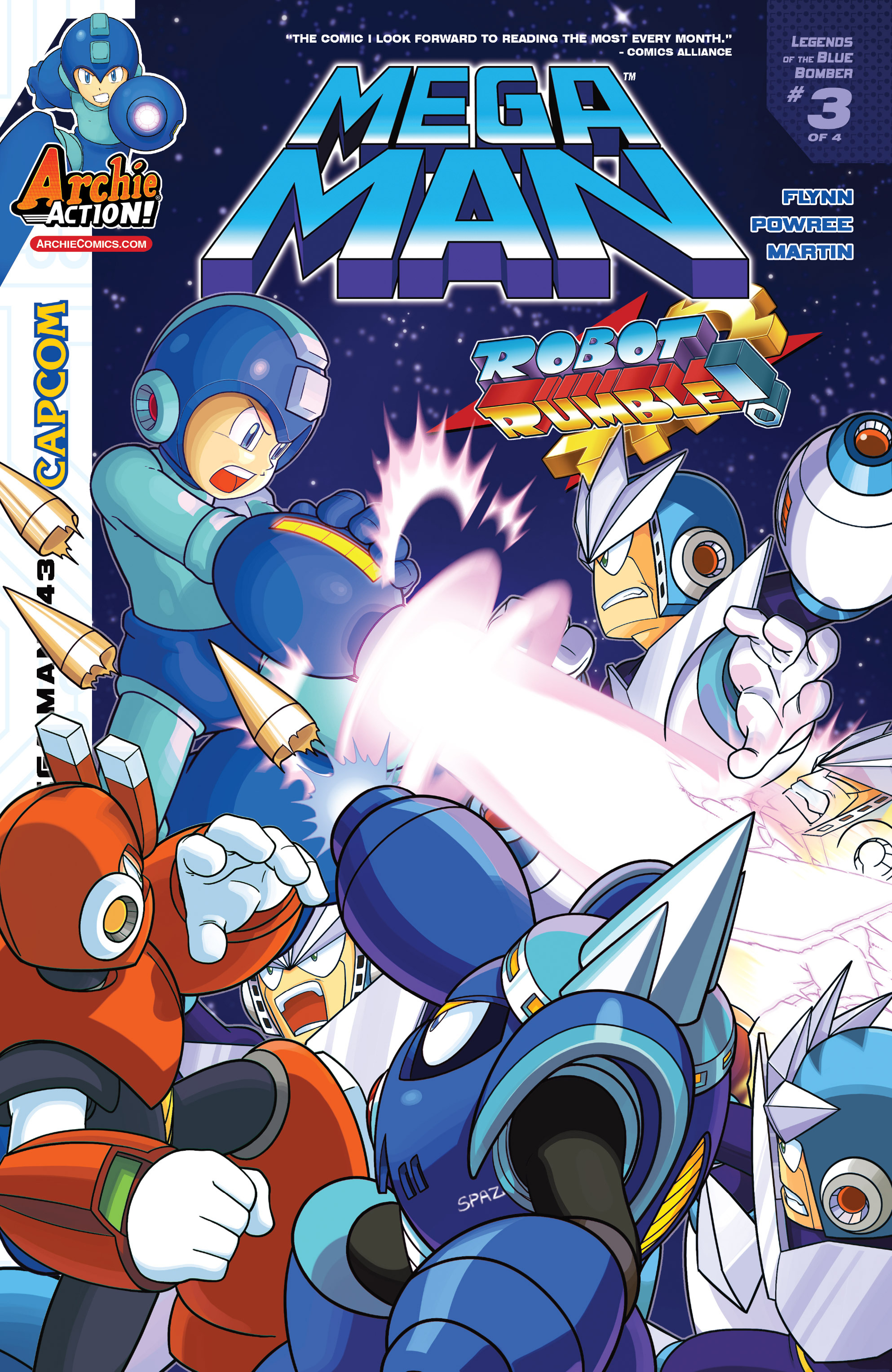 Read online Mega Man comic -  Issue #43 - 1