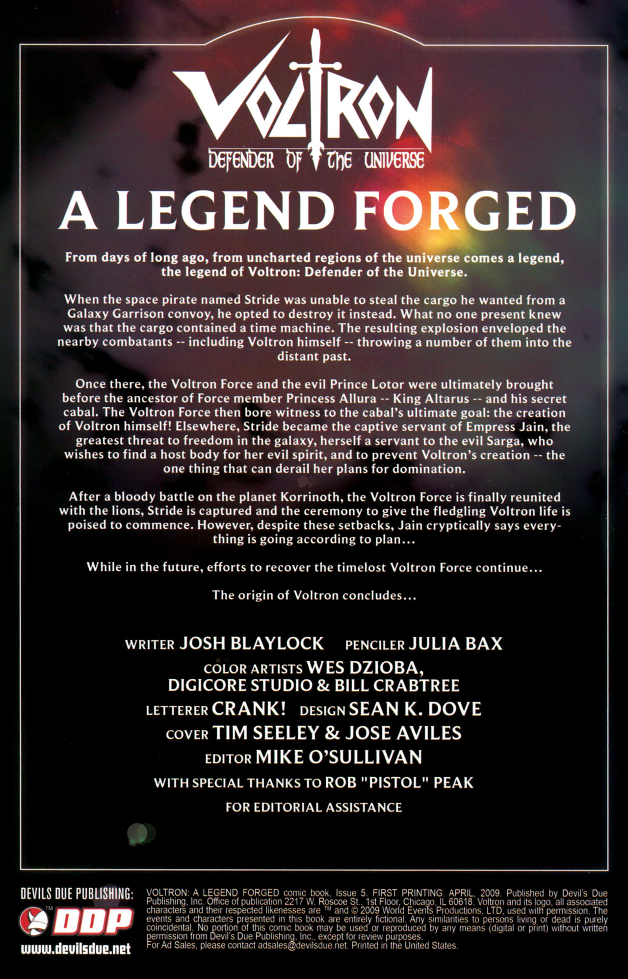 Read online Voltron: A Legend Forged comic -  Issue #5 - 2