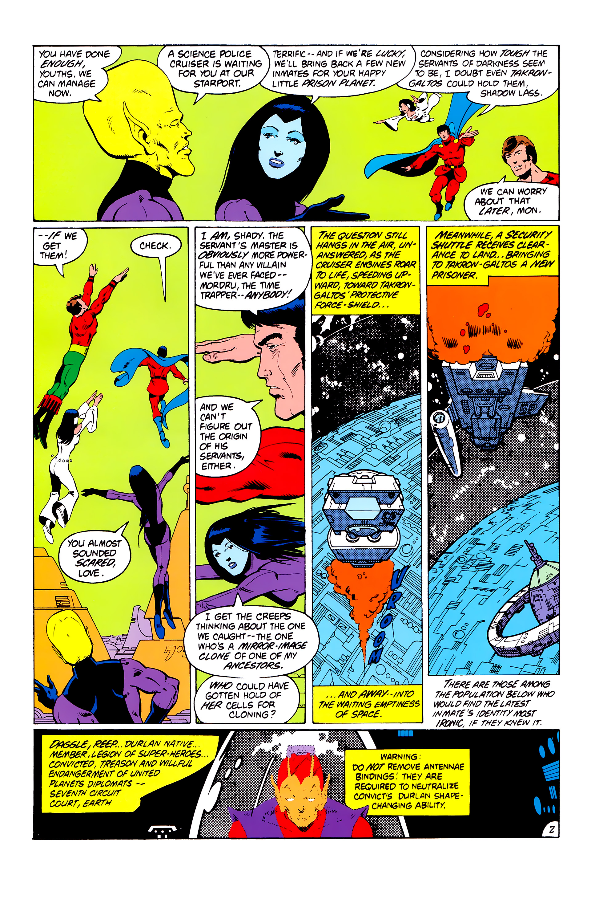 Read online Legion of Super-Heroes (1980) comic -  Issue #292 - 3