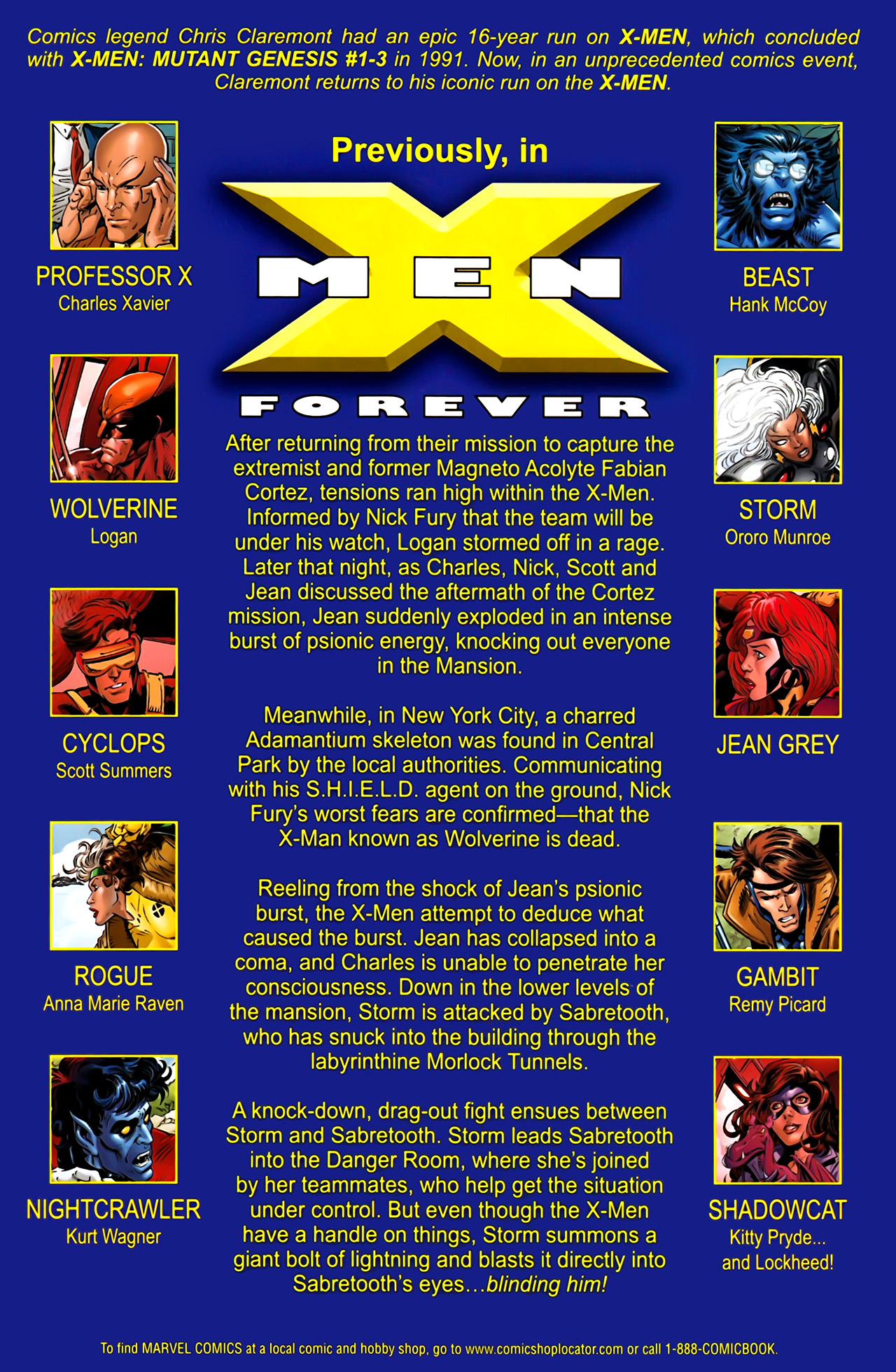 Read online X-Men Forever (2009) comic -  Issue #3 - 2