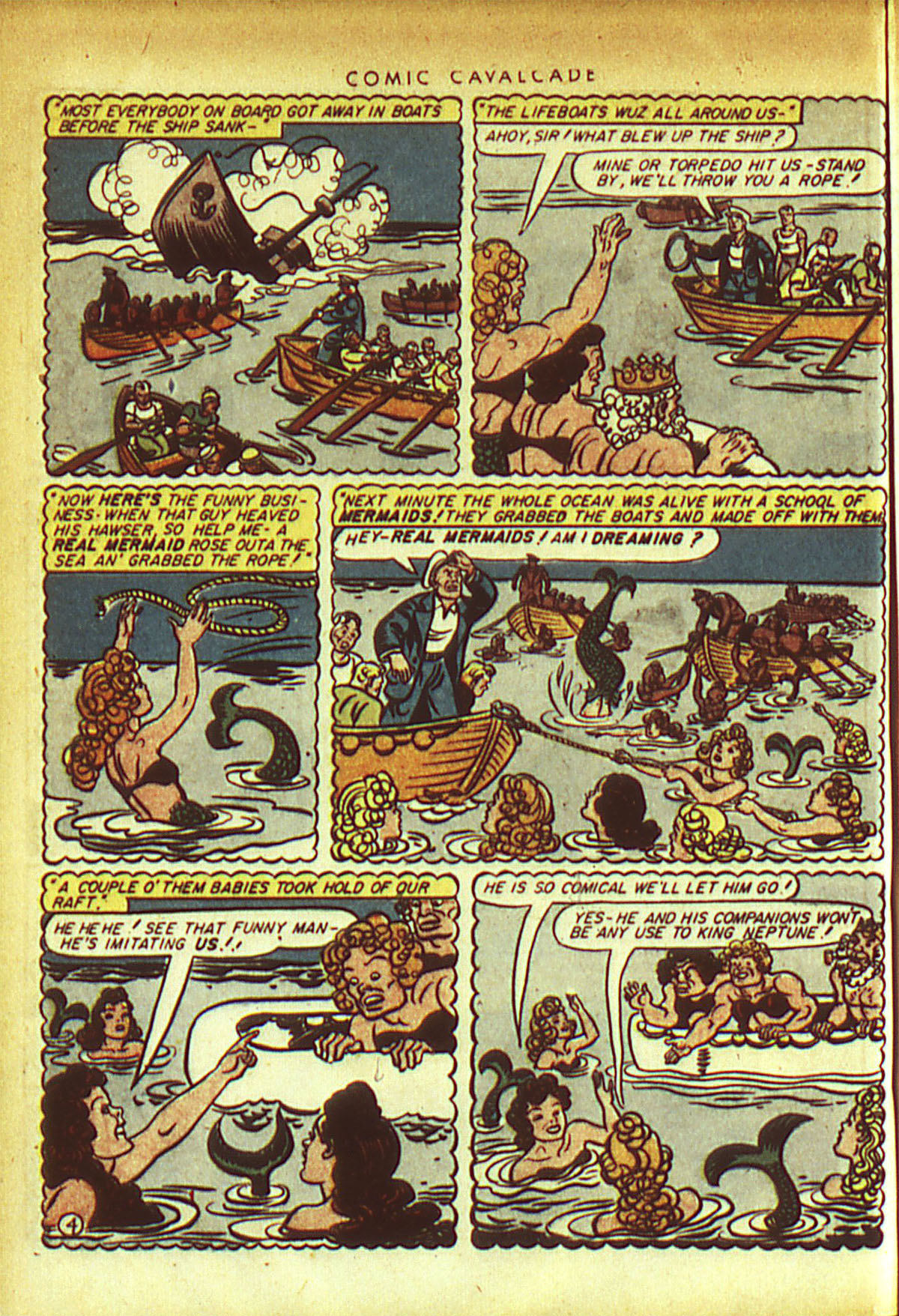 Read online Comic Cavalcade comic -  Issue #9 - 8