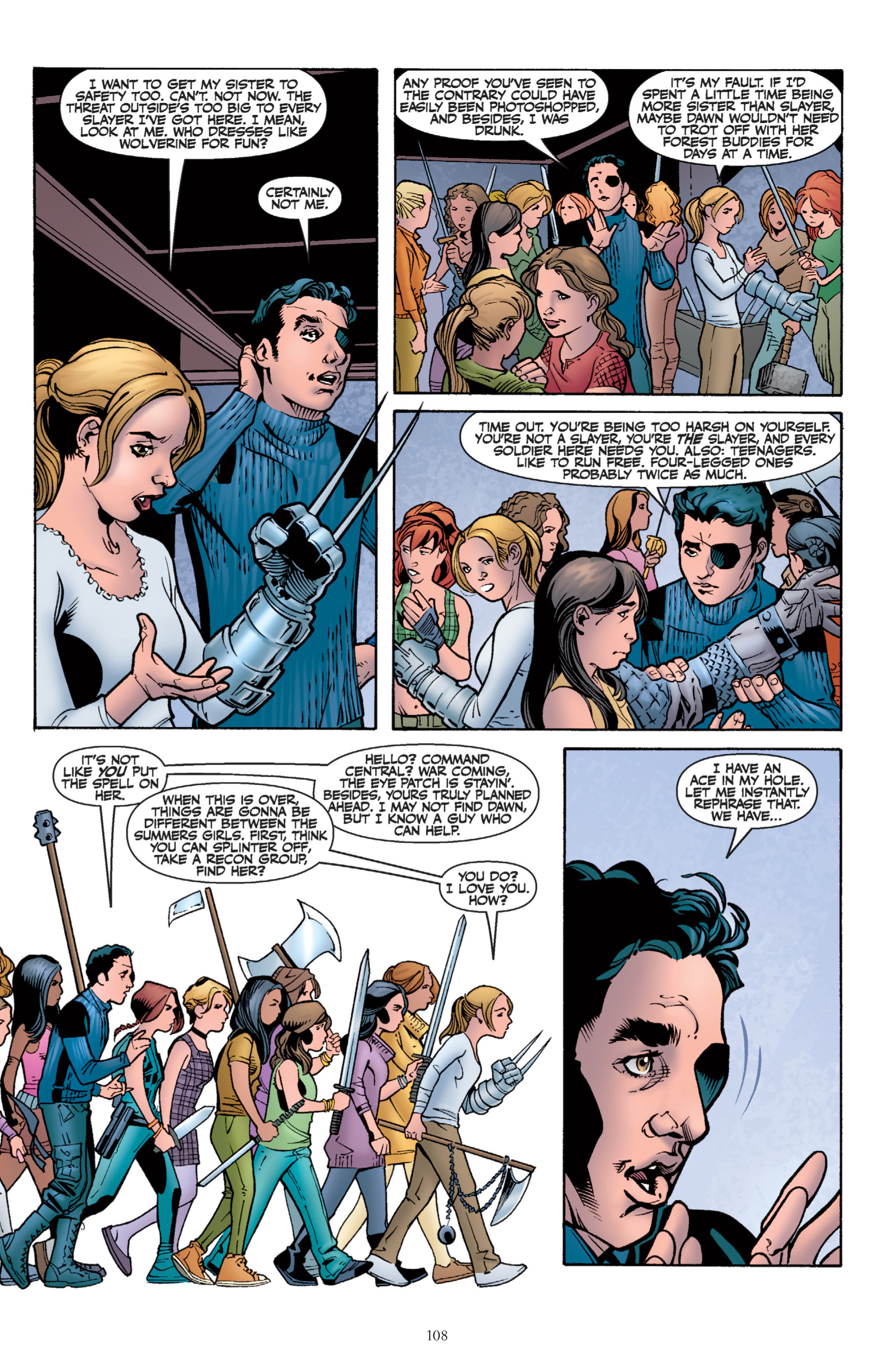 Read online Buffy the Vampire Slayer Season Eight comic -  Issue # _TPB 5 - Predators and Prey - 107