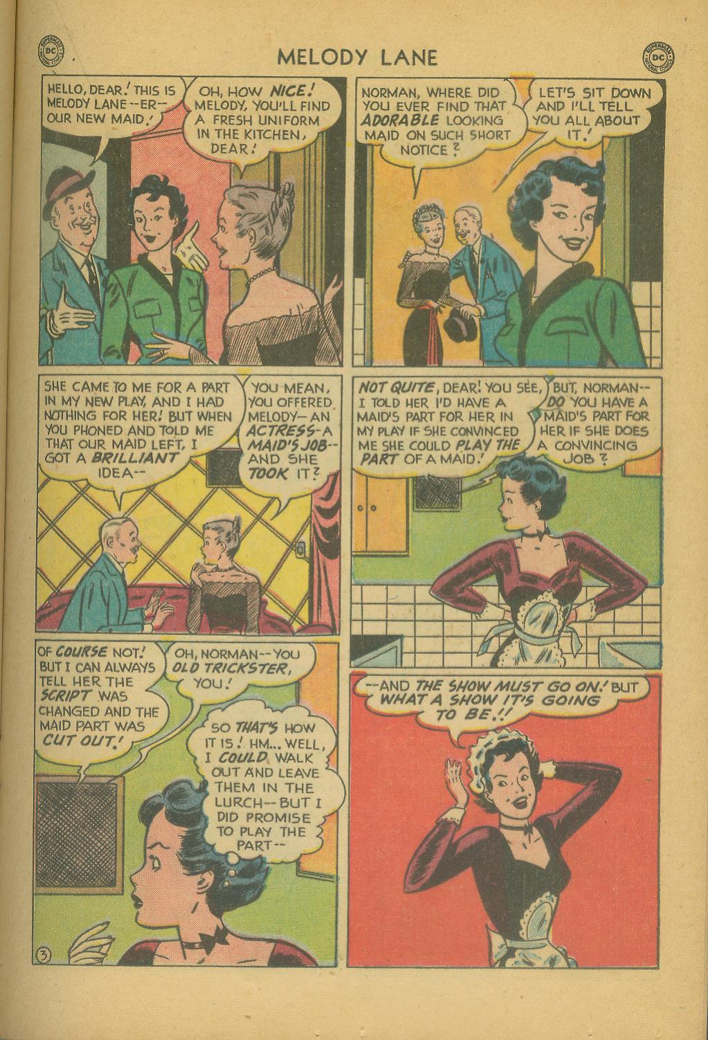 Read online Miss Melody Lane of Broadway comic -  Issue #1 - 31