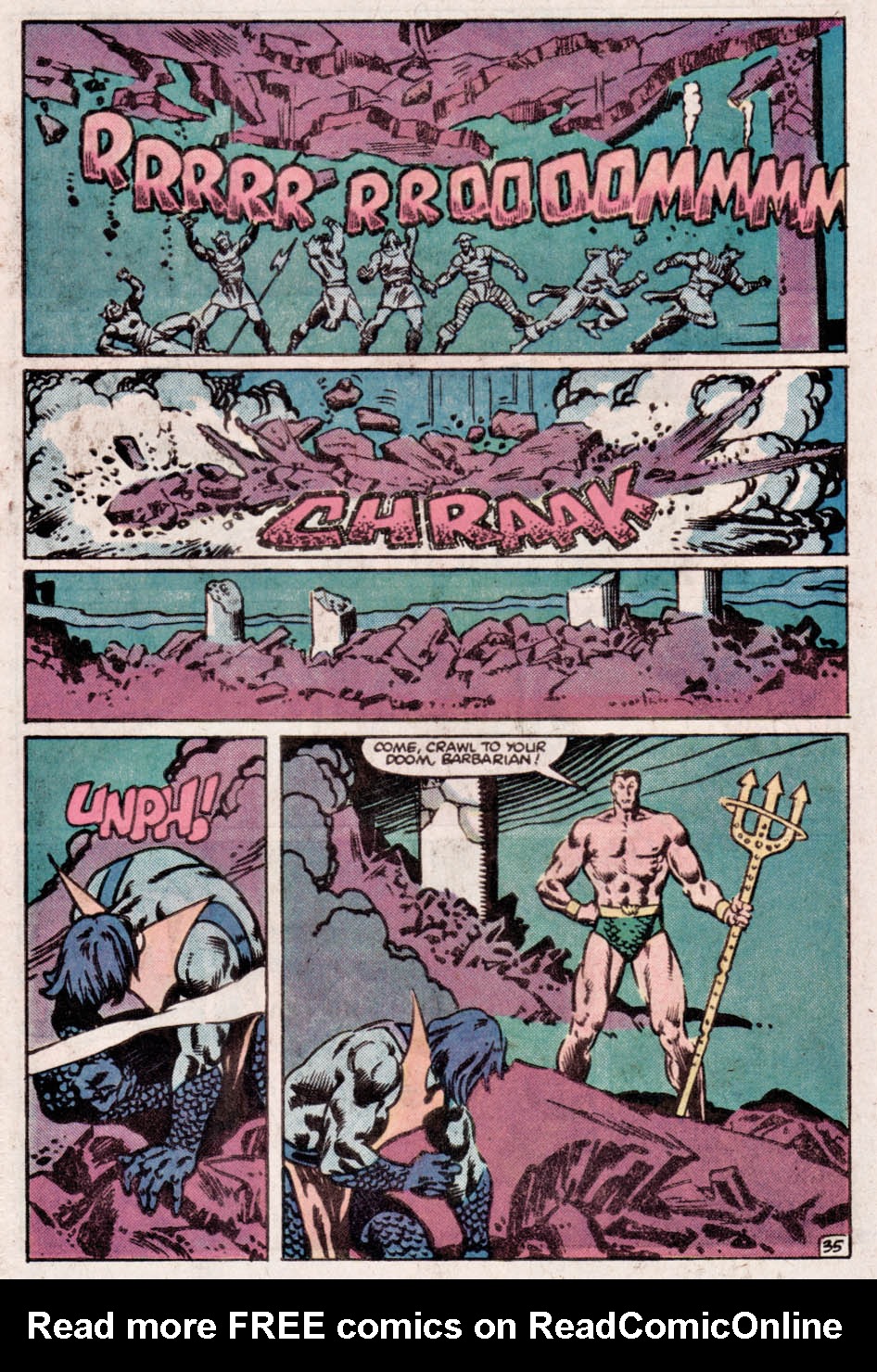 Read online What If? (1977) comic -  Issue #41 - The Sub-mariner had saved Atlantis from its destiny - 35