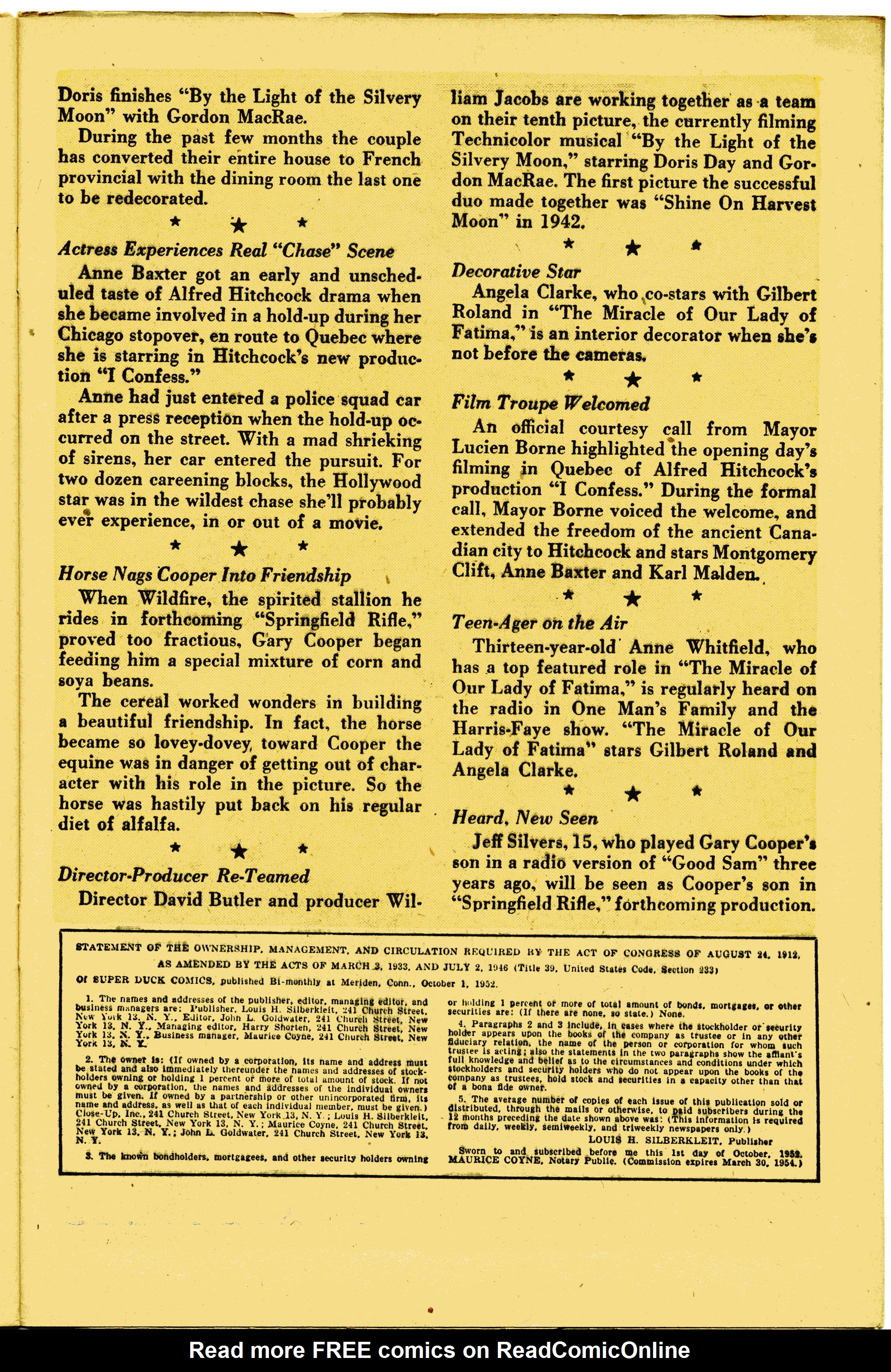 Read online Super Duck Comics comic -  Issue #48 - 29