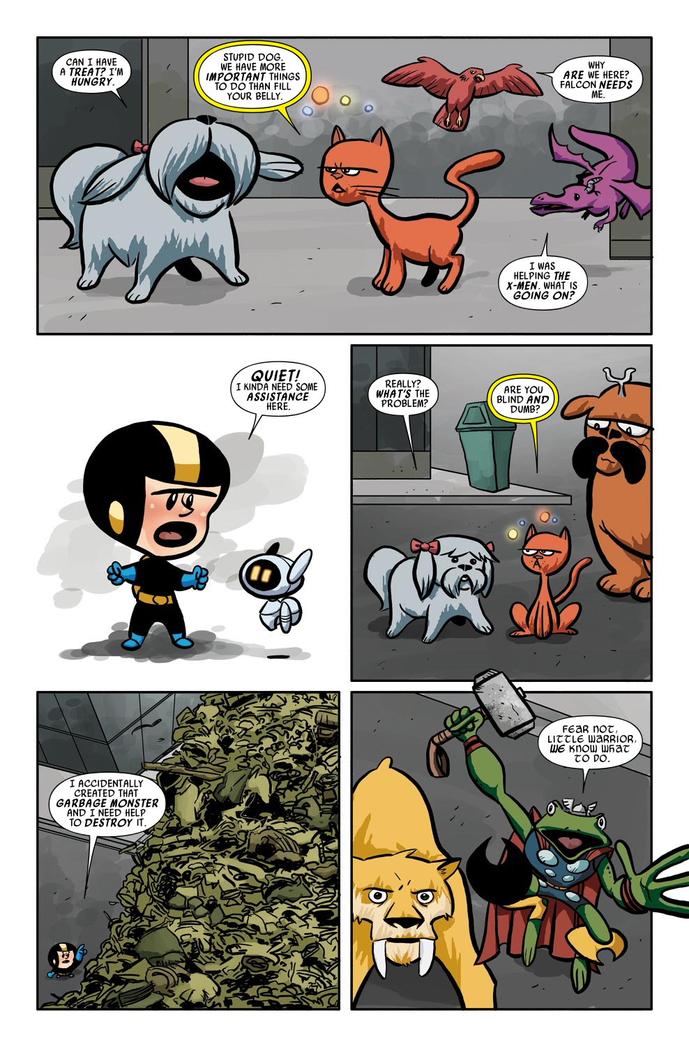 Read online Tails of the Pet Avengers: The Dogs of Summer comic -  Issue # Full - 12
