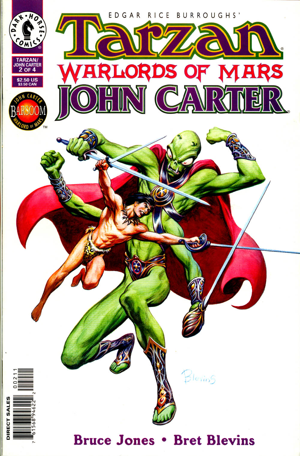 Read online Tarzan/John Carter: Warlords of Mars comic -  Issue #2 - 1