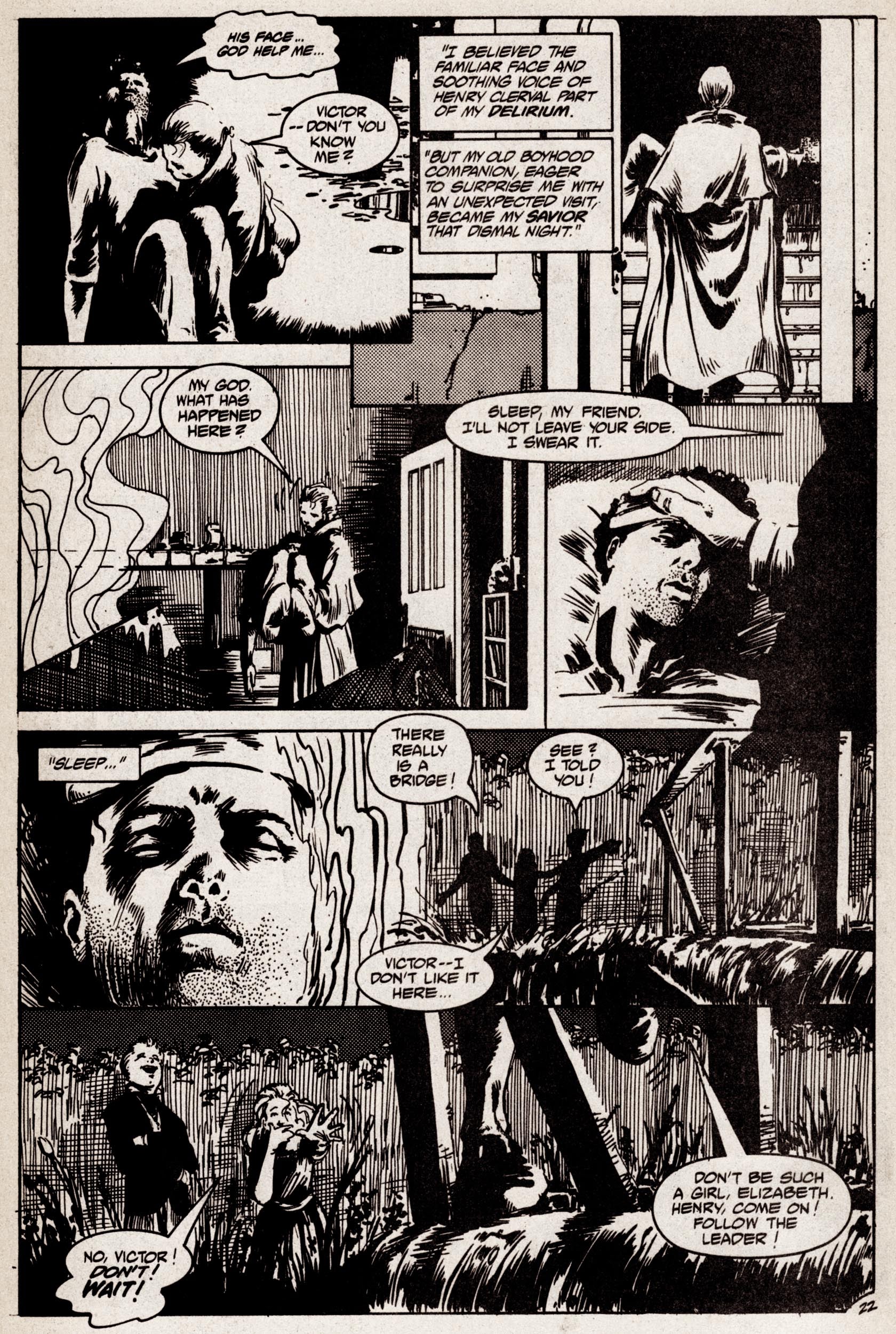 Read online Frankenstein (1989) comic -  Issue #1 - 24