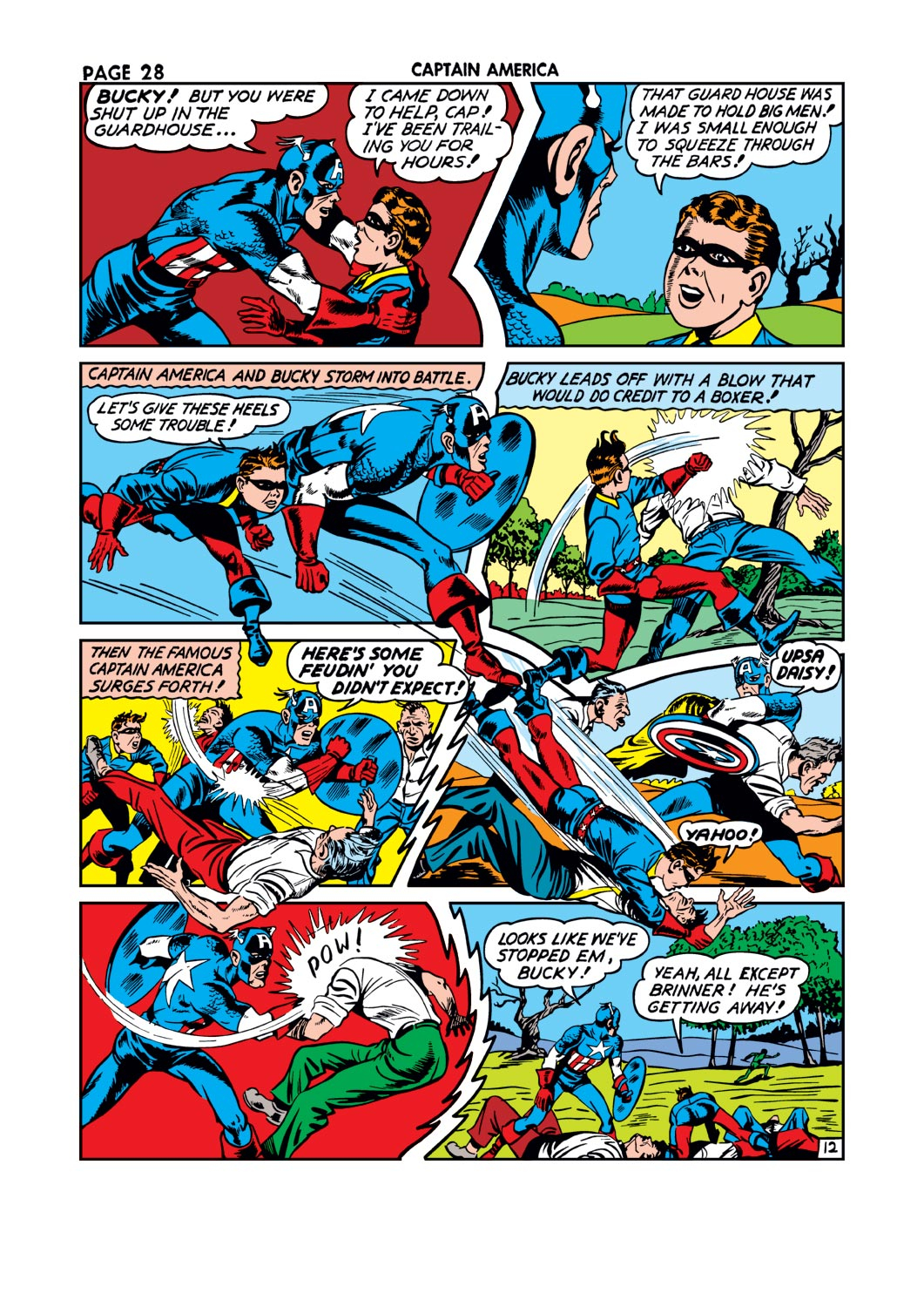 Read online Captain America Comics comic -  Issue #11 - 29