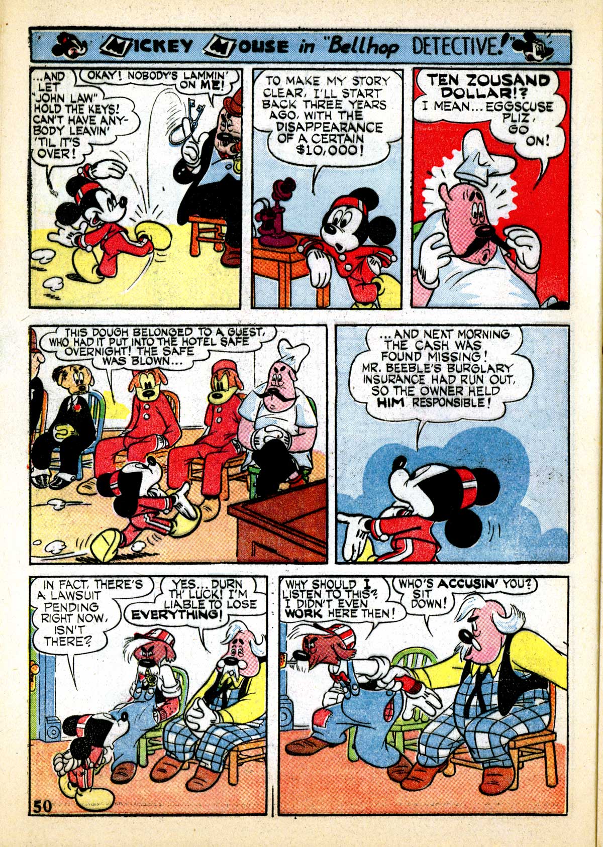 Read online Walt Disney's Comics and Stories comic -  Issue #35 - 52