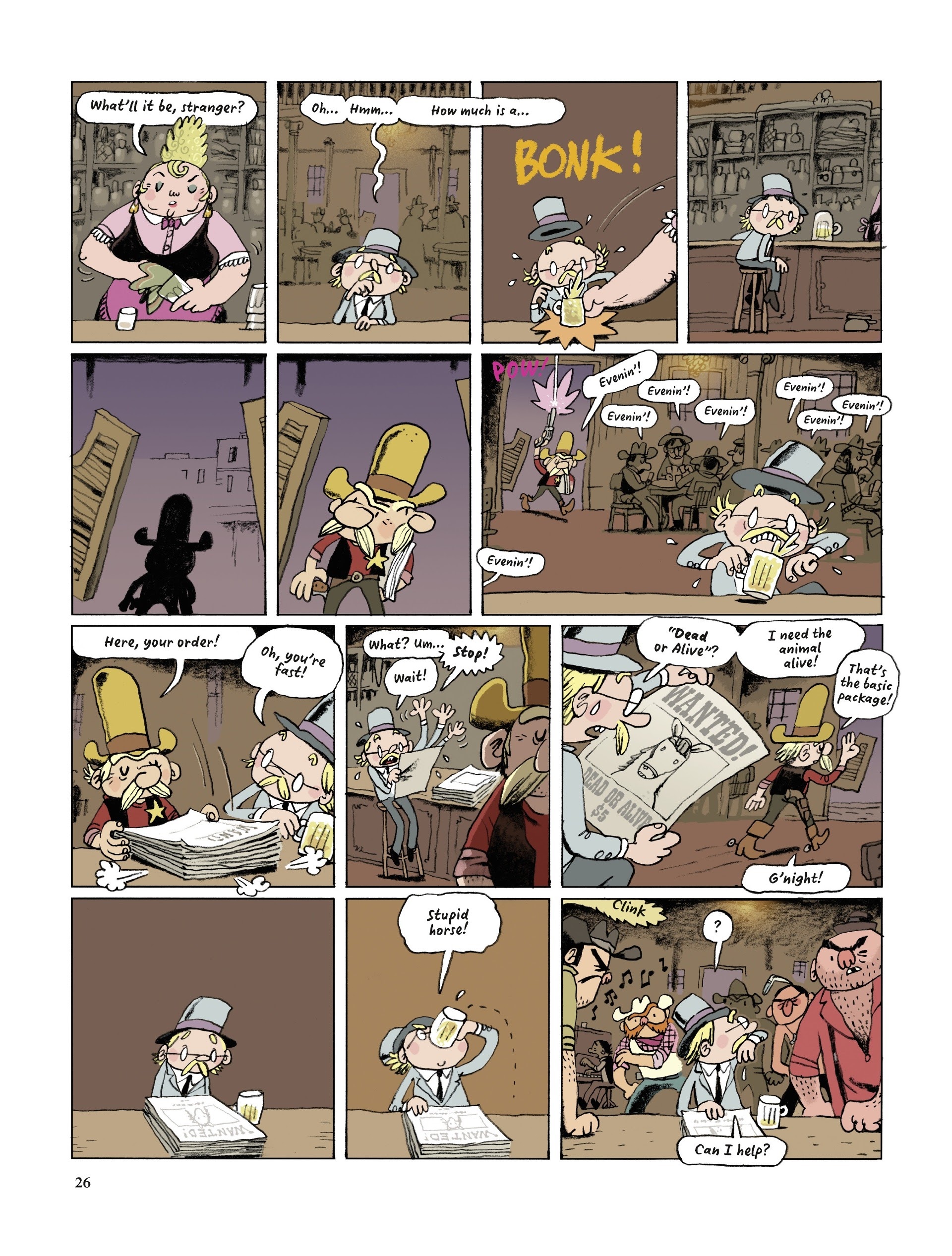 Read online Lucky Luke Saddles Up comic -  Issue # TPB - 26