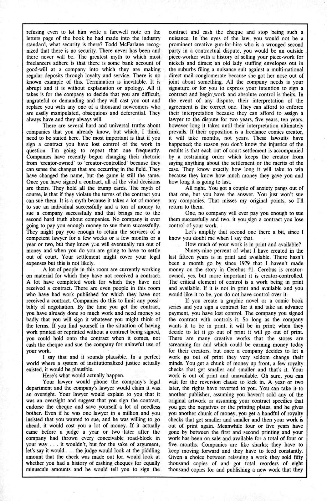Cerebus issue 170 - Page 24