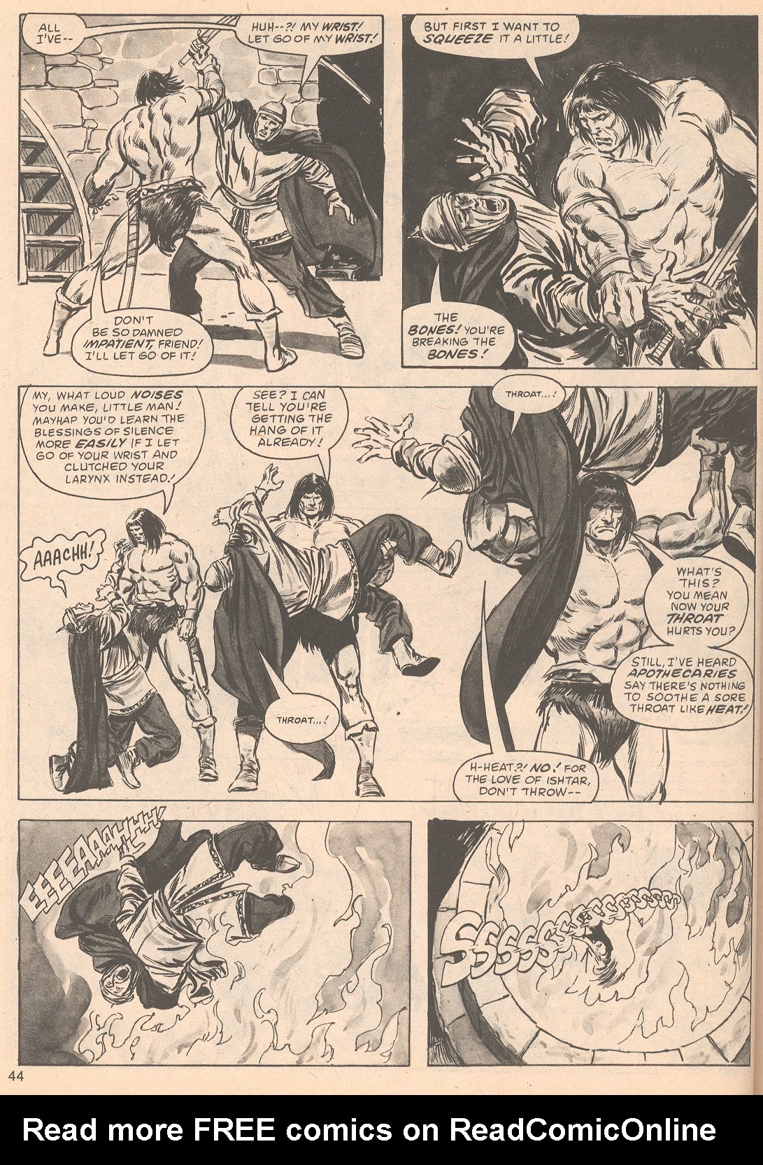 Read online The Savage Sword Of Conan comic -  Issue #63 - 44