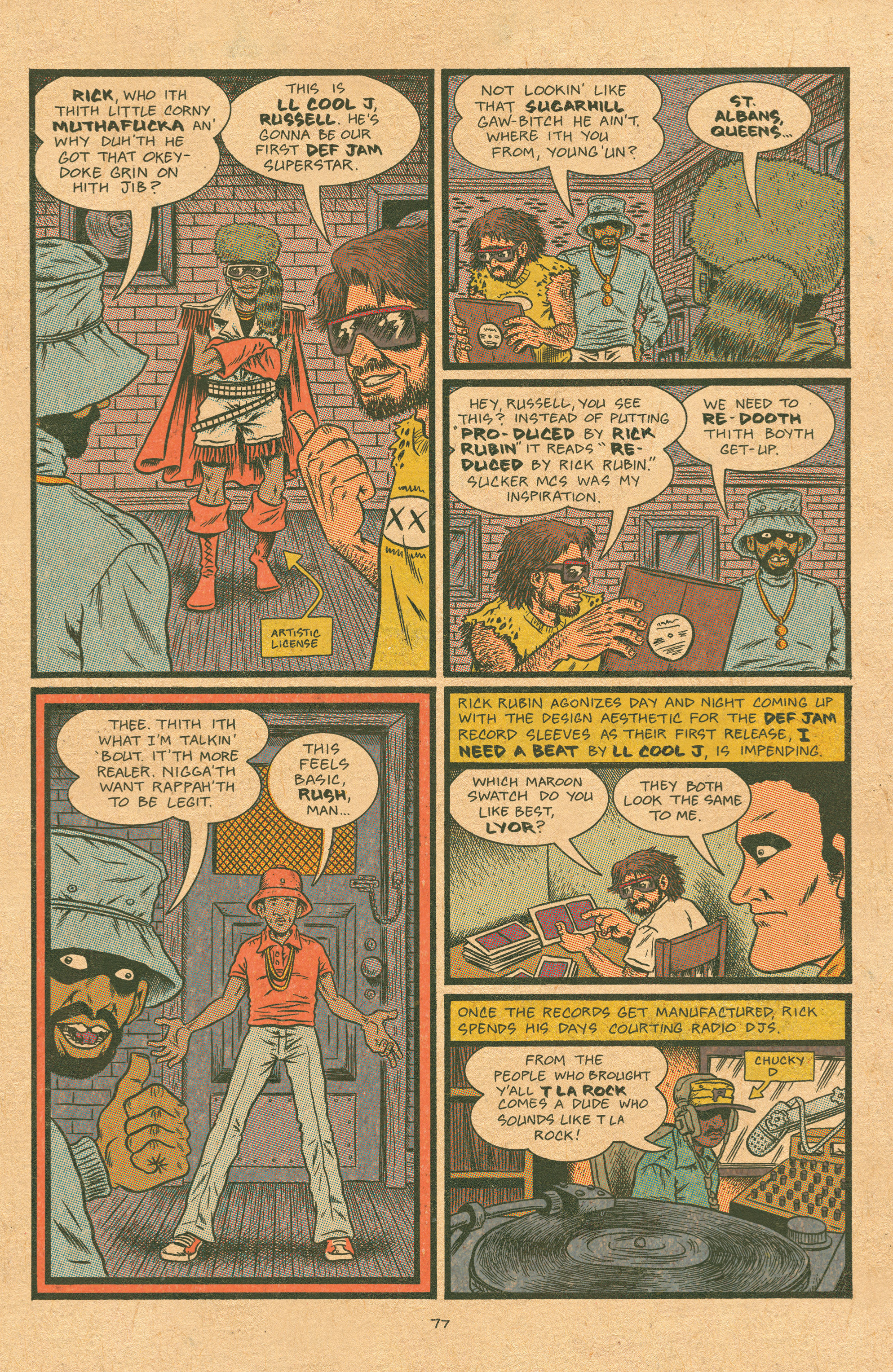Read online Free Comic Book Day 2015 comic -  Issue # Hip Hop Family Tree Three-in-One - Featuring Cosplayers - 27