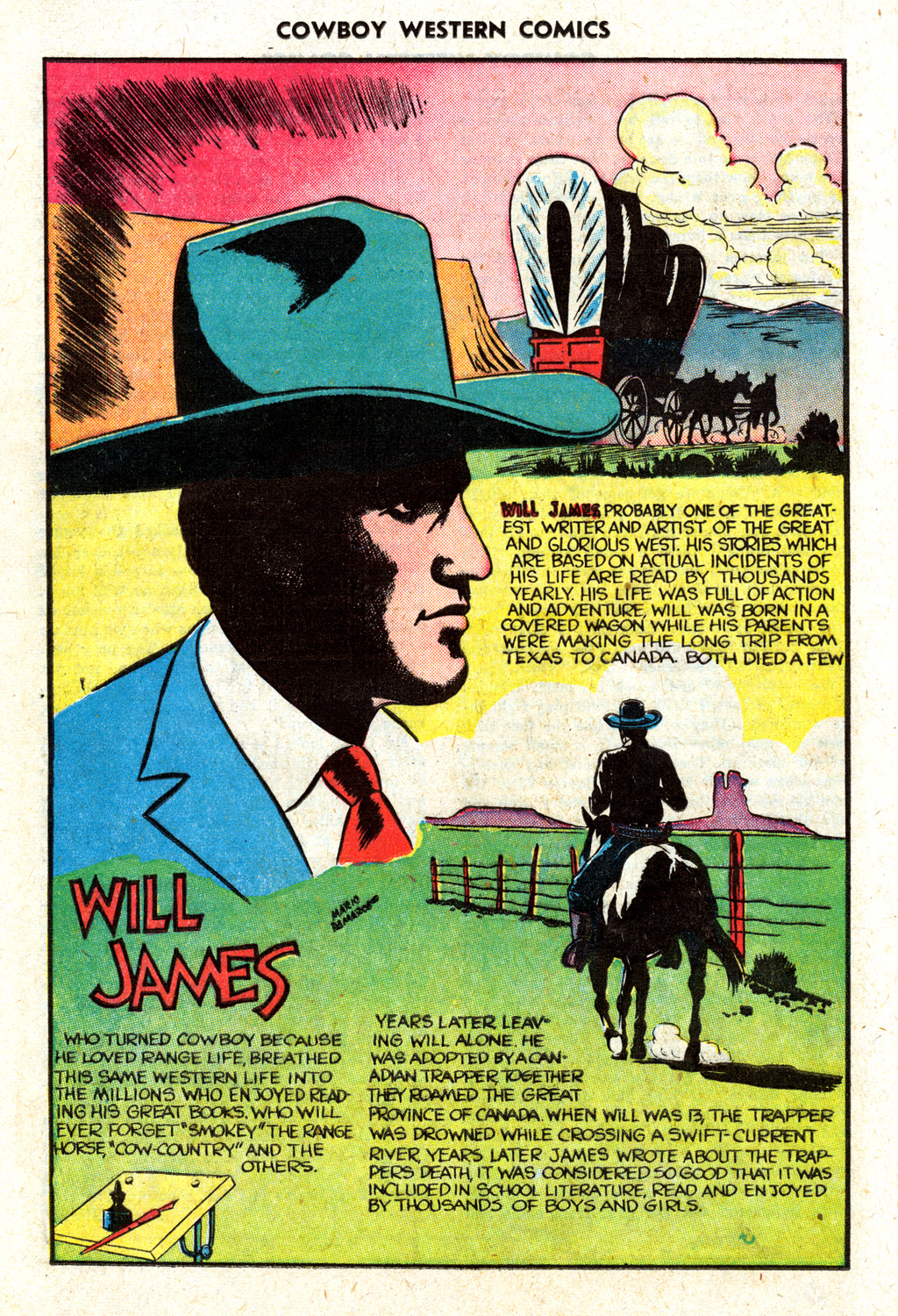 Read online Cowboy Western Comics (1948) comic -  Issue #26 - 20