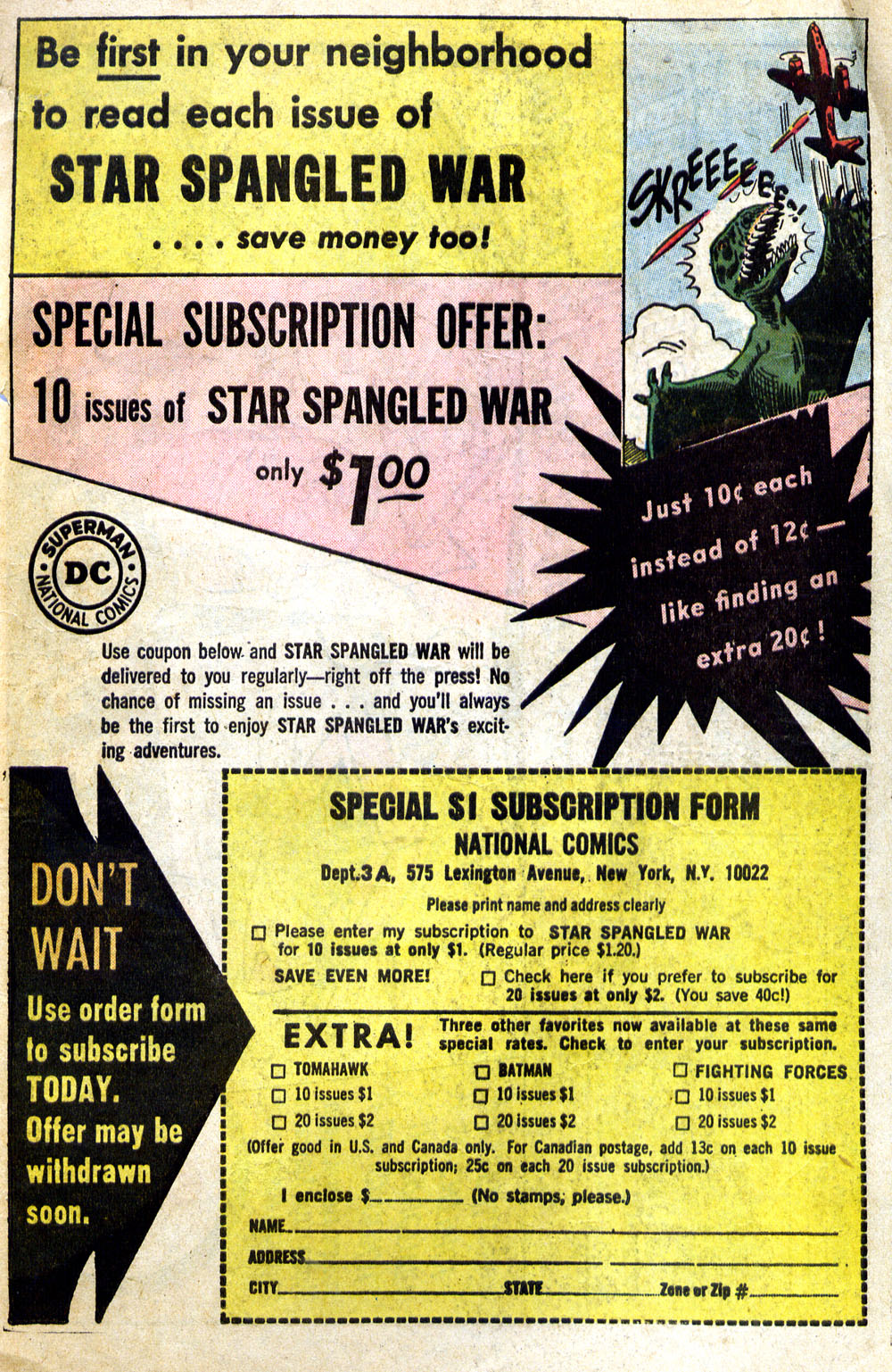 Read online Star Spangled War Stories (1952) comic -  Issue #118 - 32