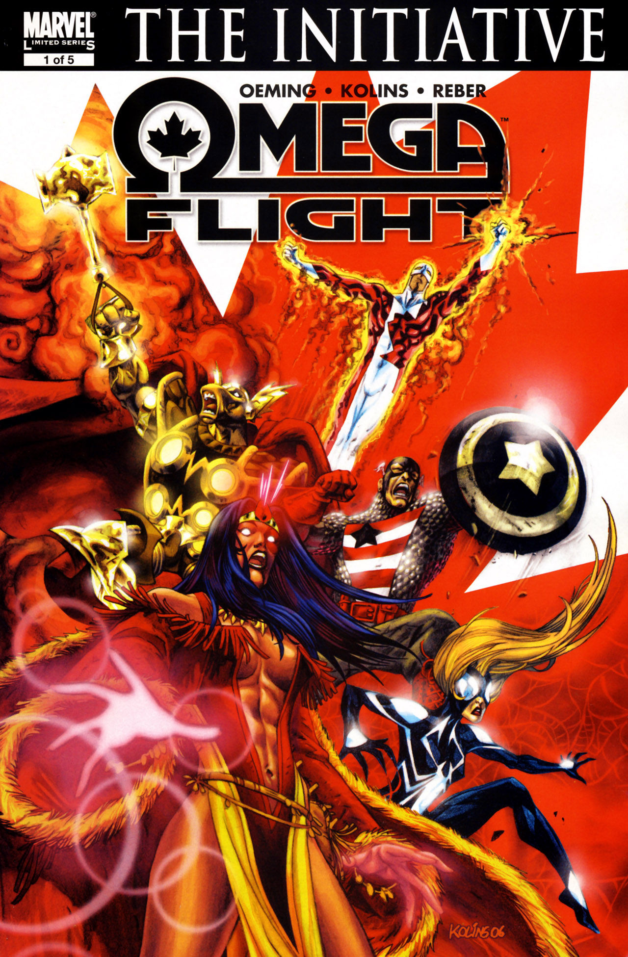 Read online Omega Flight comic -  Issue #1 - 1