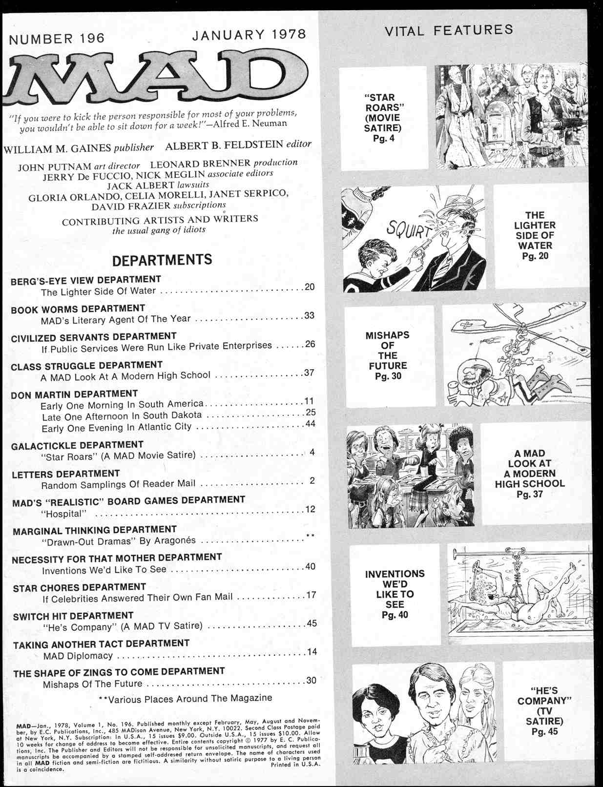 Read online MAD comic -  Issue #196 - 3