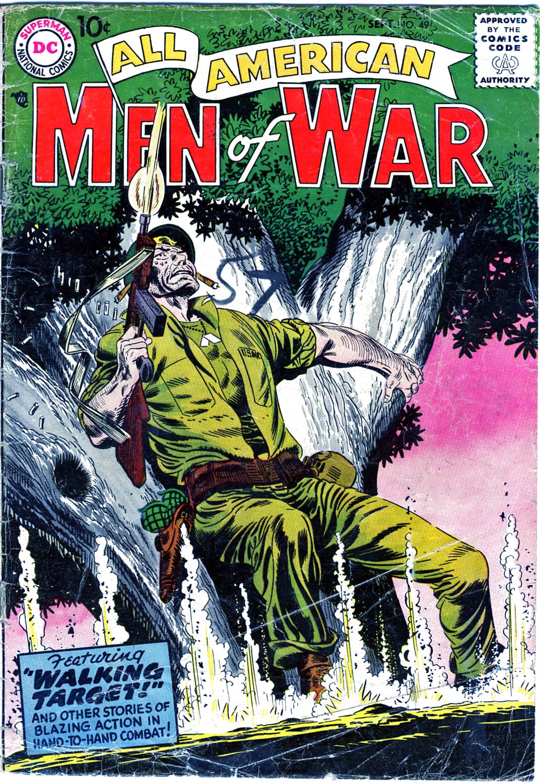 Read online All-American Men of War comic -  Issue #49 - 1