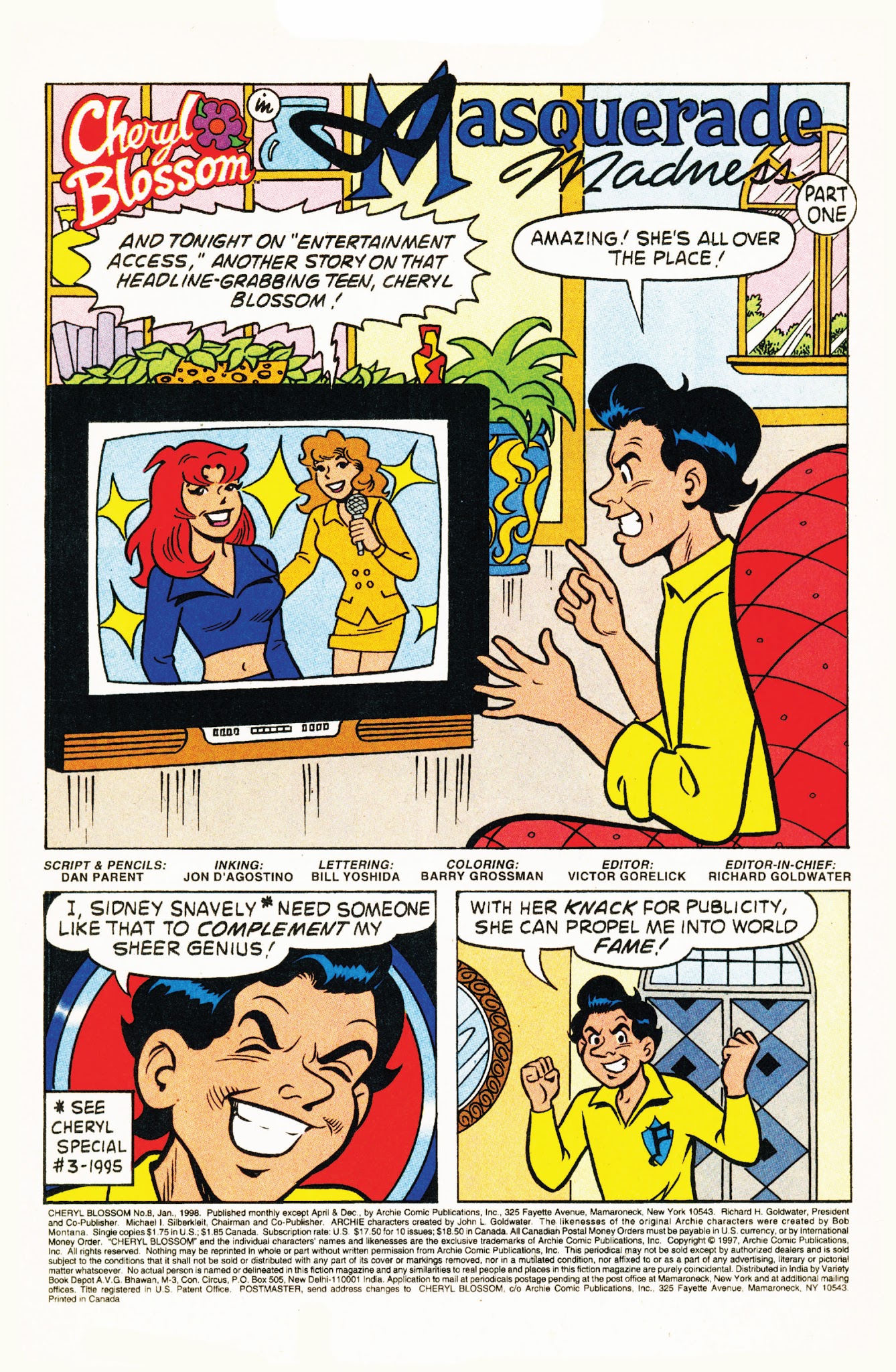 Read online Cheryl Blossom comic -  Issue #8 - 2