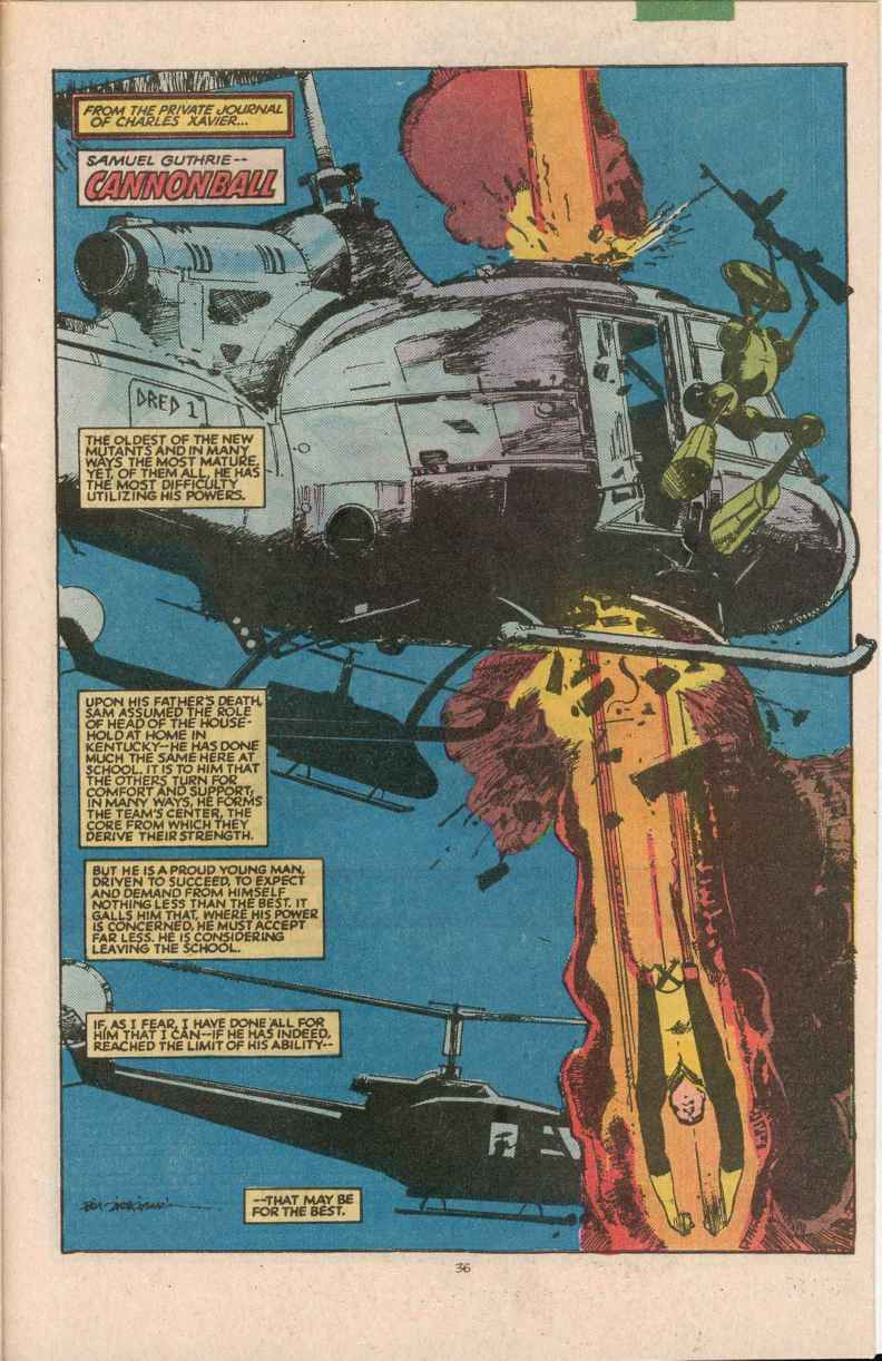 Read online The New Mutants comic -  Issue #21 - 36