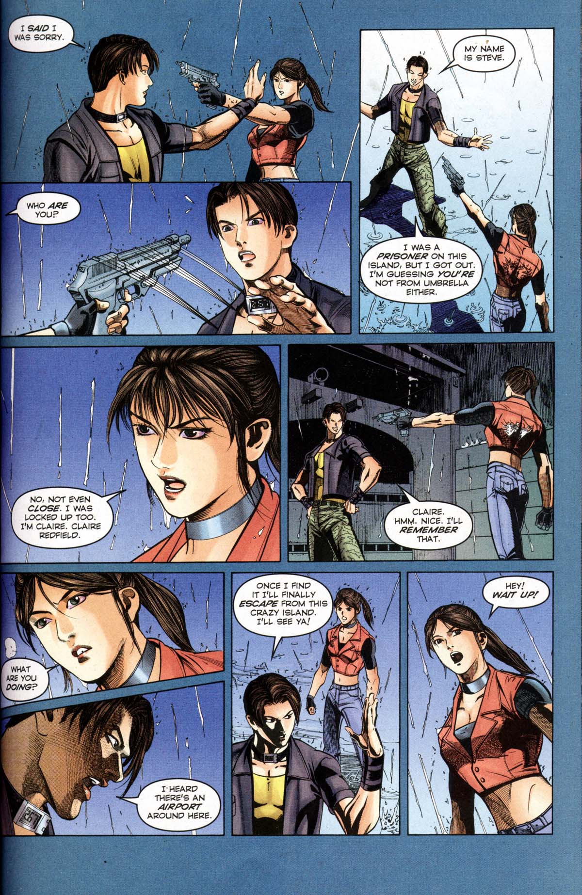 Read online Resident Evil Code: Veronica comic -  Issue #1 - 27