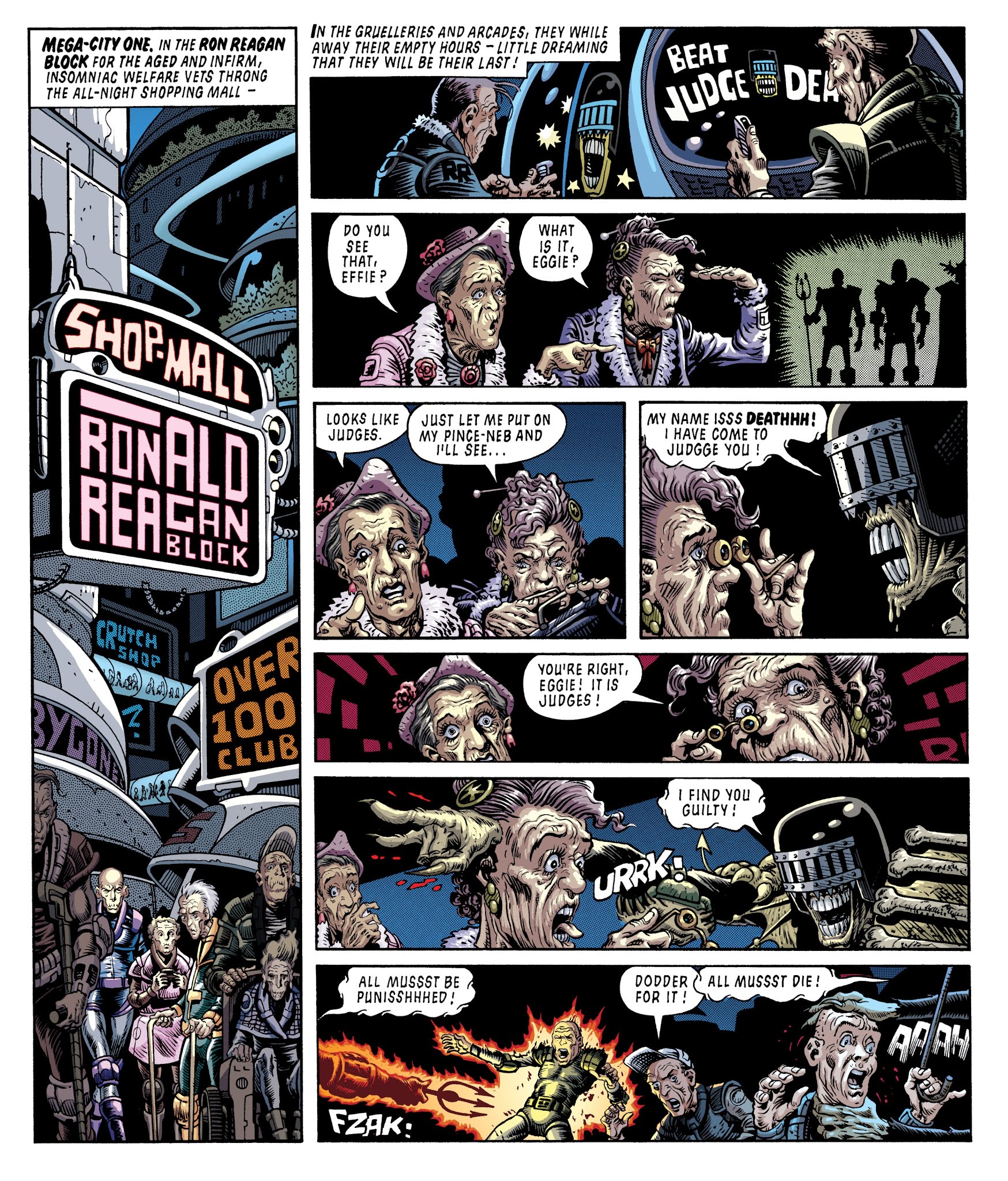 Read online Judge Dredd Classics: The Dark Judges comic -  Issue # TPB - 69