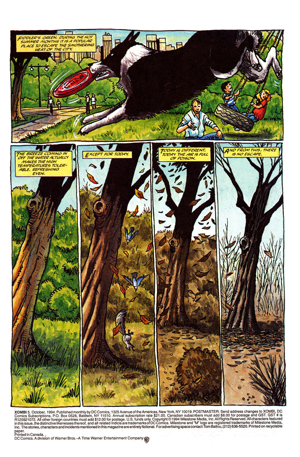 Read online Xombi (1994) comic -  Issue #5 - 2