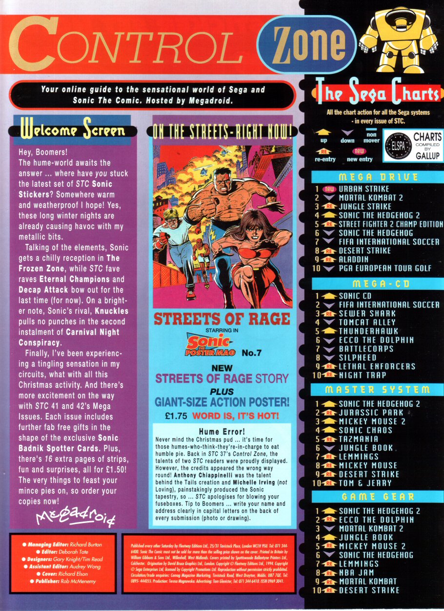 Read online Sonic the Comic comic -  Issue #40 - 2