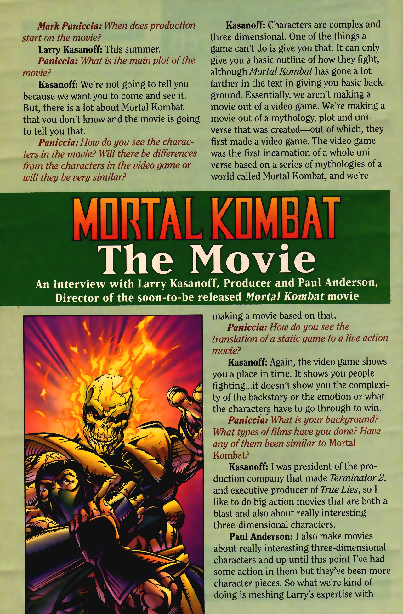 Read online Mortal Kombat (1994) comic -  Issue #1 - 35